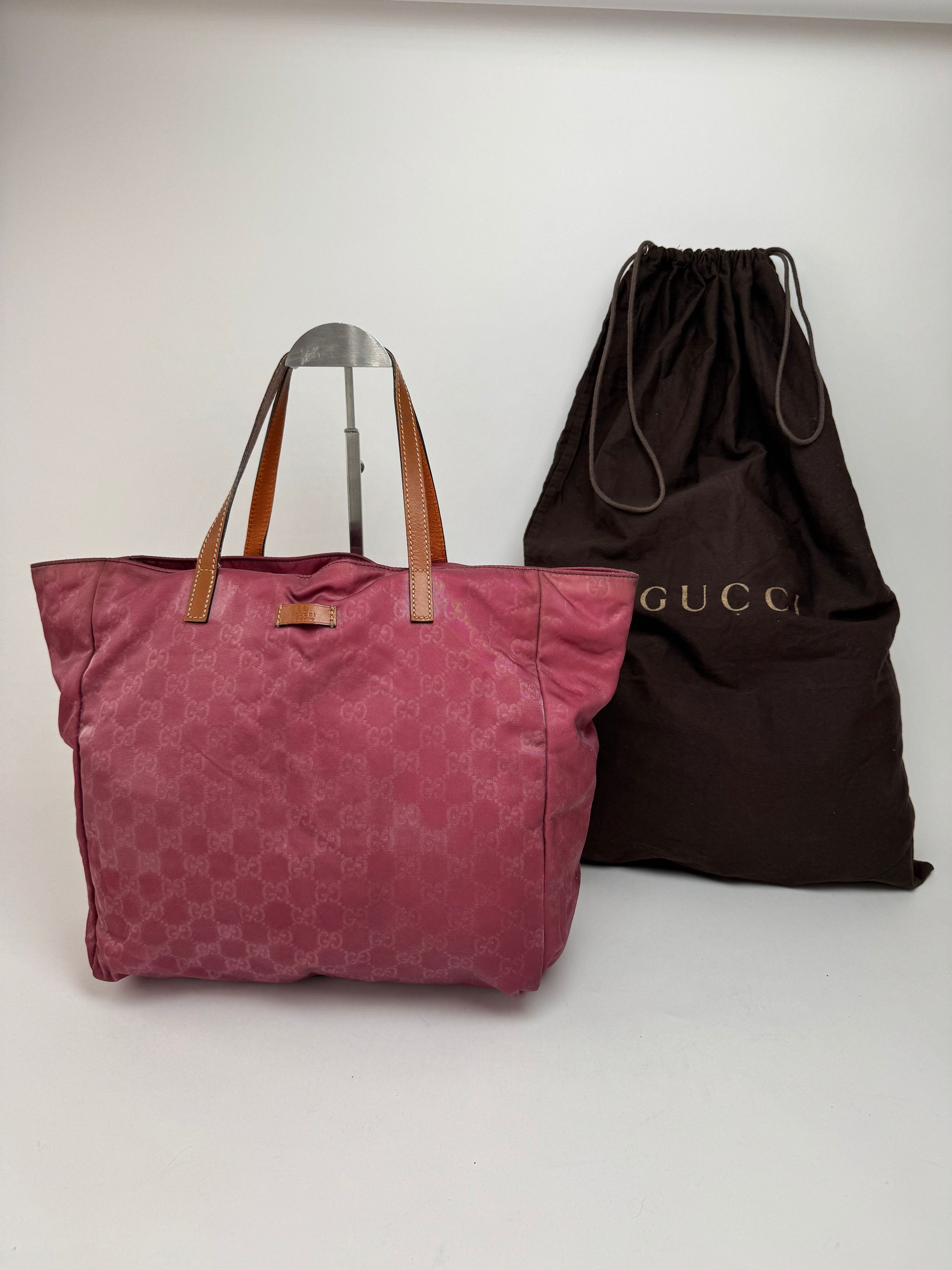 Gucci Vintage Canvas Monogram Shopper bag purple Size ONE SIZE - 2 Thumbnail