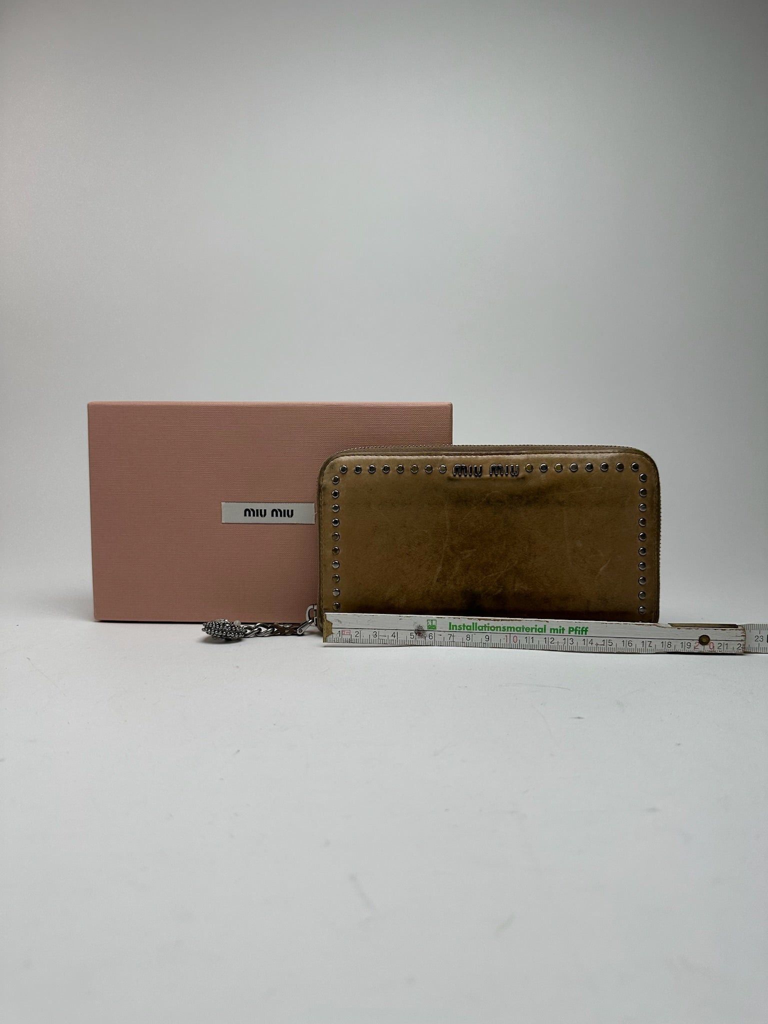 Miu Miu Vintage Patent Leather Wallet Brown Size ONE SIZE - 10 Thumbnail