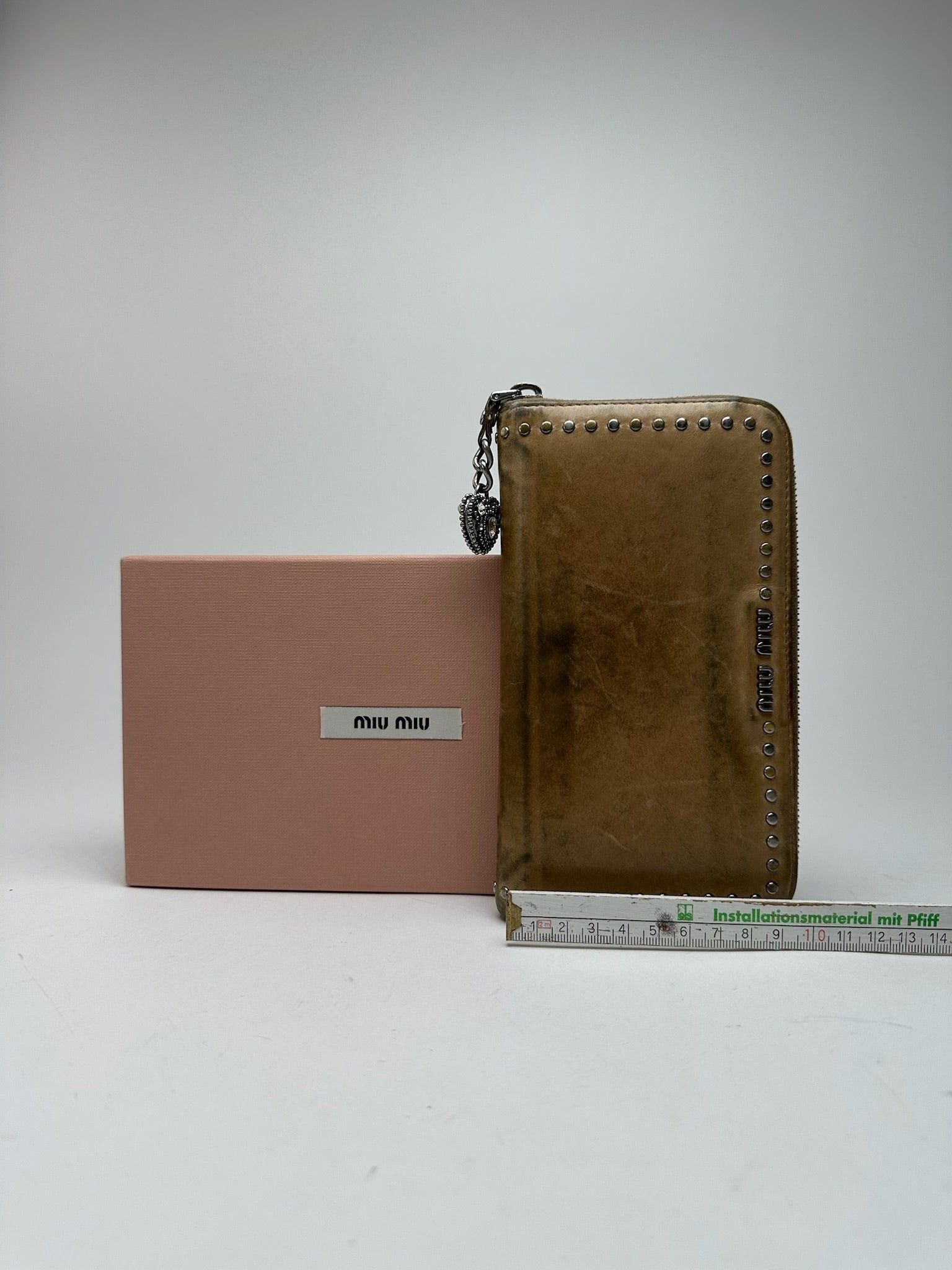 Miu Miu Vintage Patent Leather Wallet Brown Size ONE SIZE - 9 Thumbnail