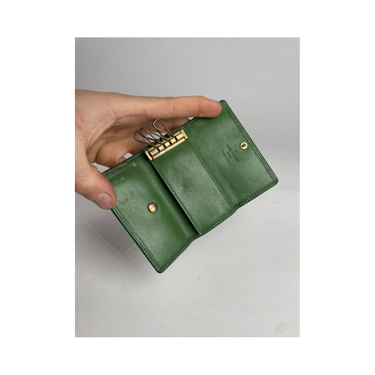 Louis Vuitton Lockme Green Leather Purse Size ONE SIZE - 5 Thumbnail