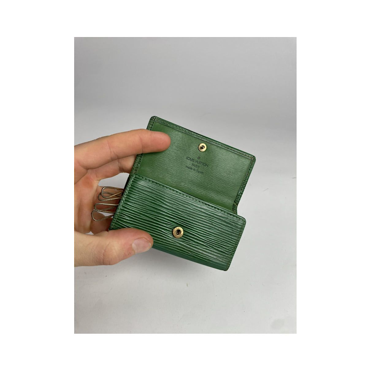 Louis Vuitton Lockme Green Leather Purse Size ONE SIZE - 4 Thumbnail