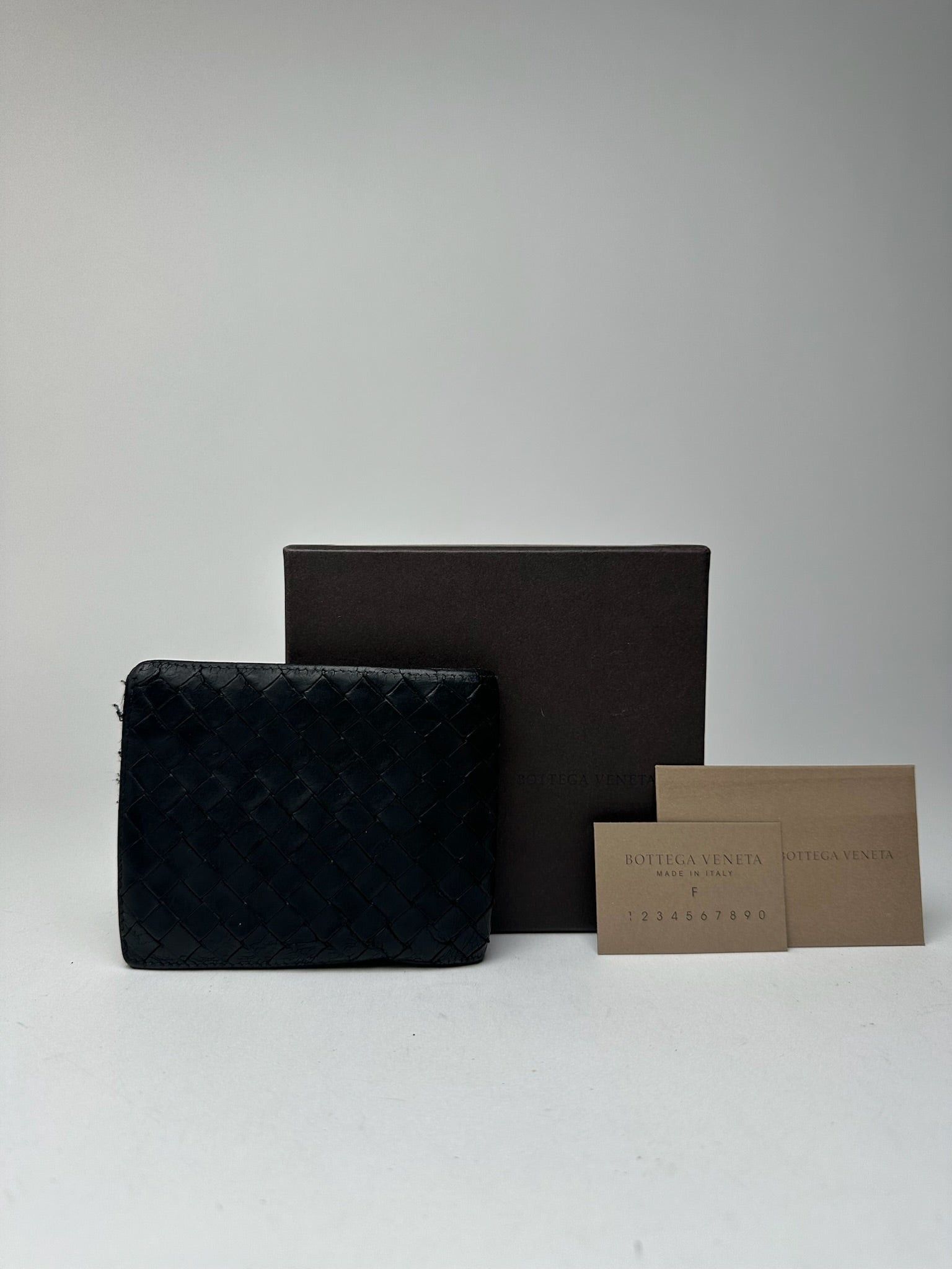 Bottega Veneta Vintage Intrecciato Leather wallet Black Size ONE SIZE - 2 Thumbnail