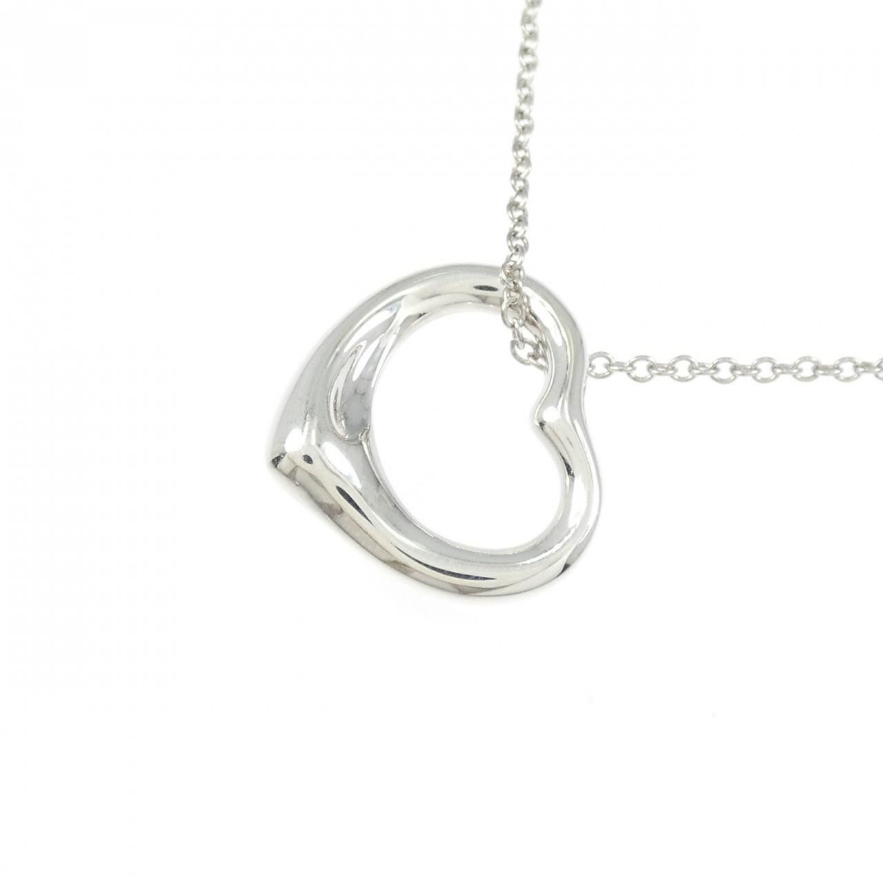 Tiffany & Co. Tiffany & Co. Tiffany Open Heart 925 Silver Necklace Metal Necklace 60020476 DUTY FREE for USA Size ONE SIZE - 3 Thumbnail
