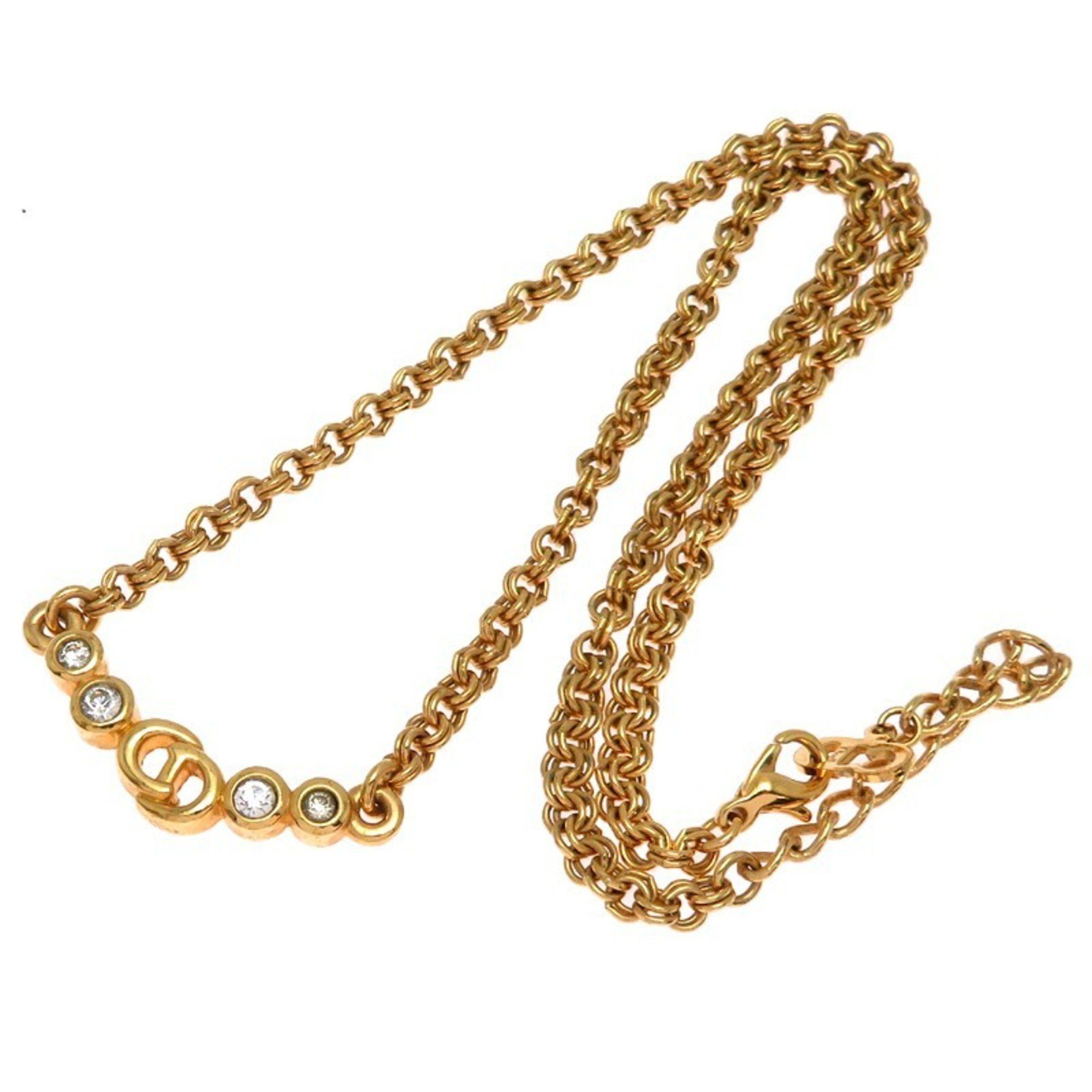 Dior Christian Dior Dior Women's Necklace GP Size ONE SIZE - 4 Thumbnail