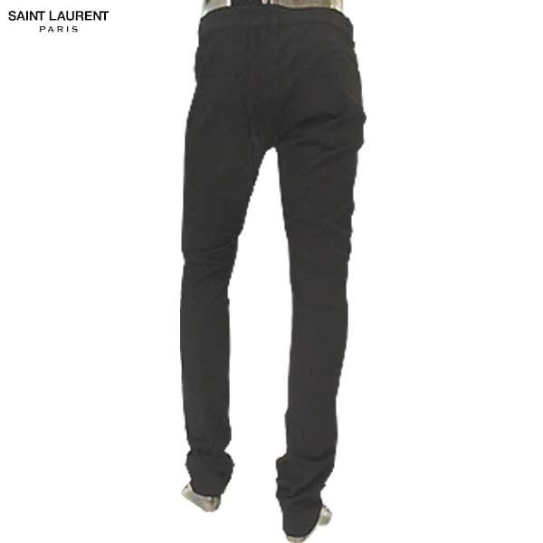Saint Laurent Paris original low waisted ripped skinny jean in used black cotton Size US 30 / EU 46 - 3 Thumbnail