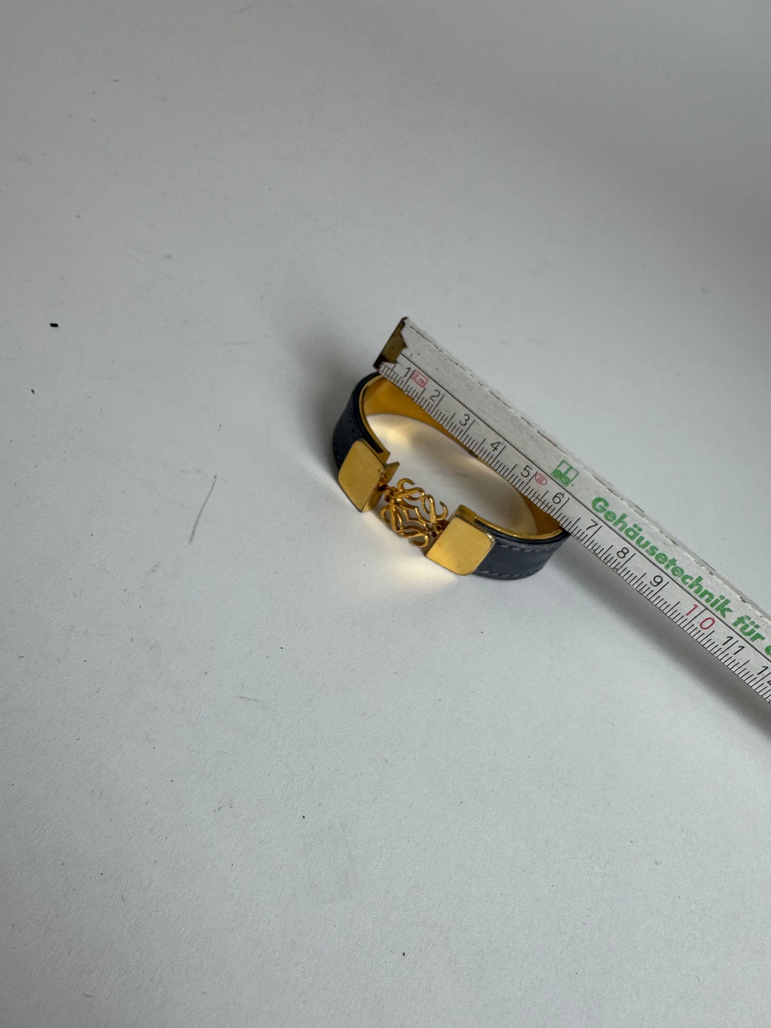 Loewe Vintage Anagram Bracelet Golden Blue Size ONE SIZE - 6 Thumbnail