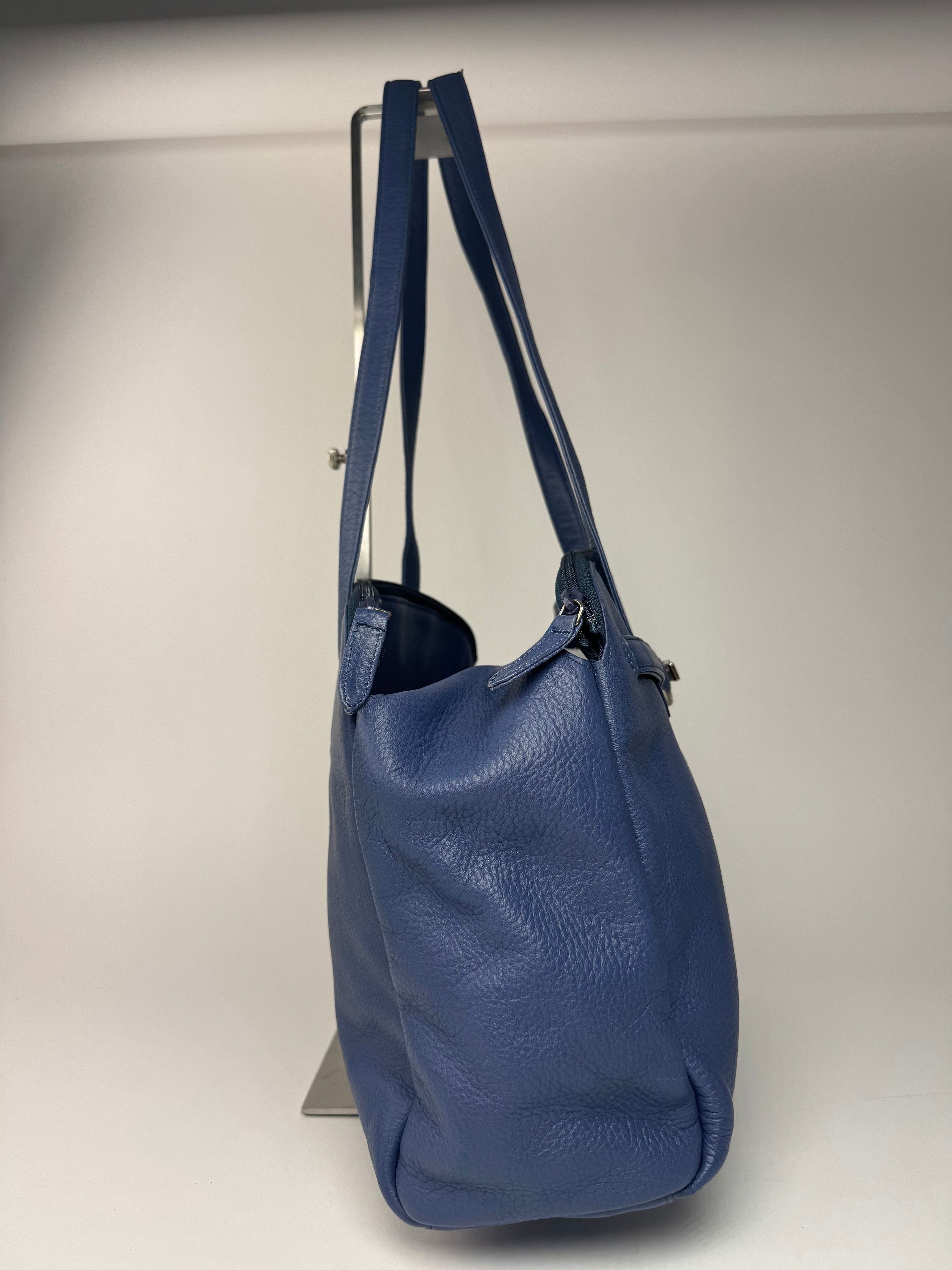 Courreges Vintage Leather bag blue Size ONE SIZE - 7 Thumbnail