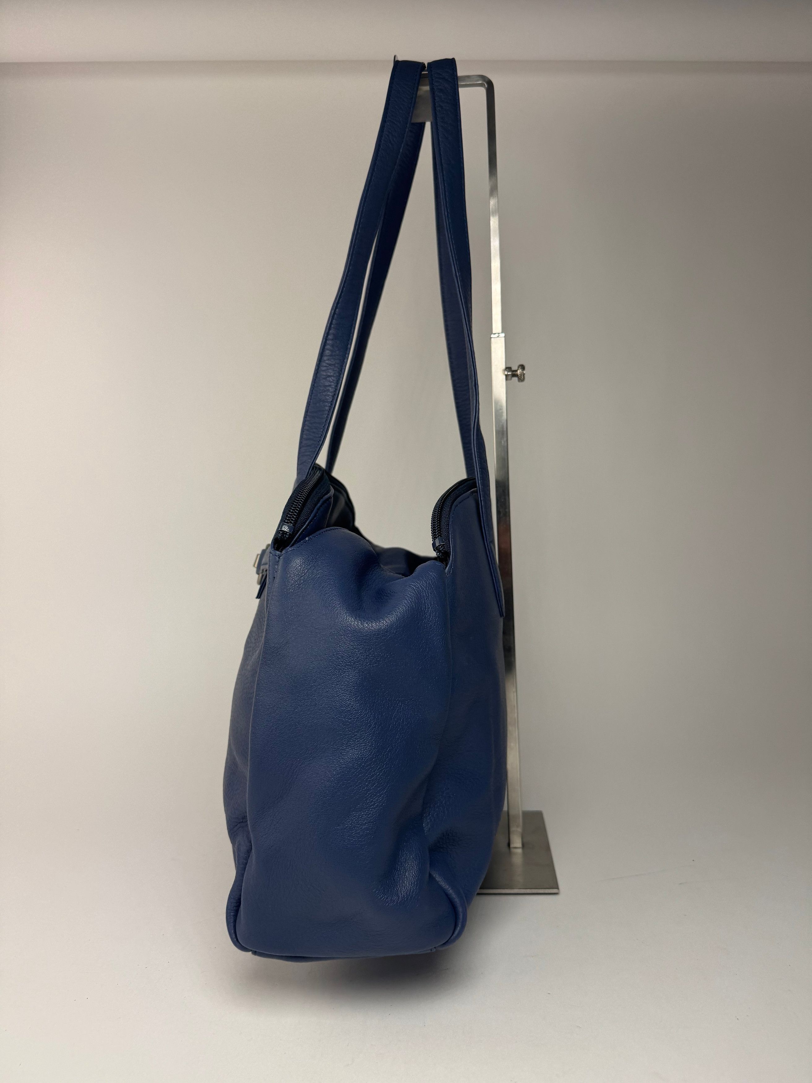 Courreges Vintage Leather bag blue Size ONE SIZE - 8 Thumbnail