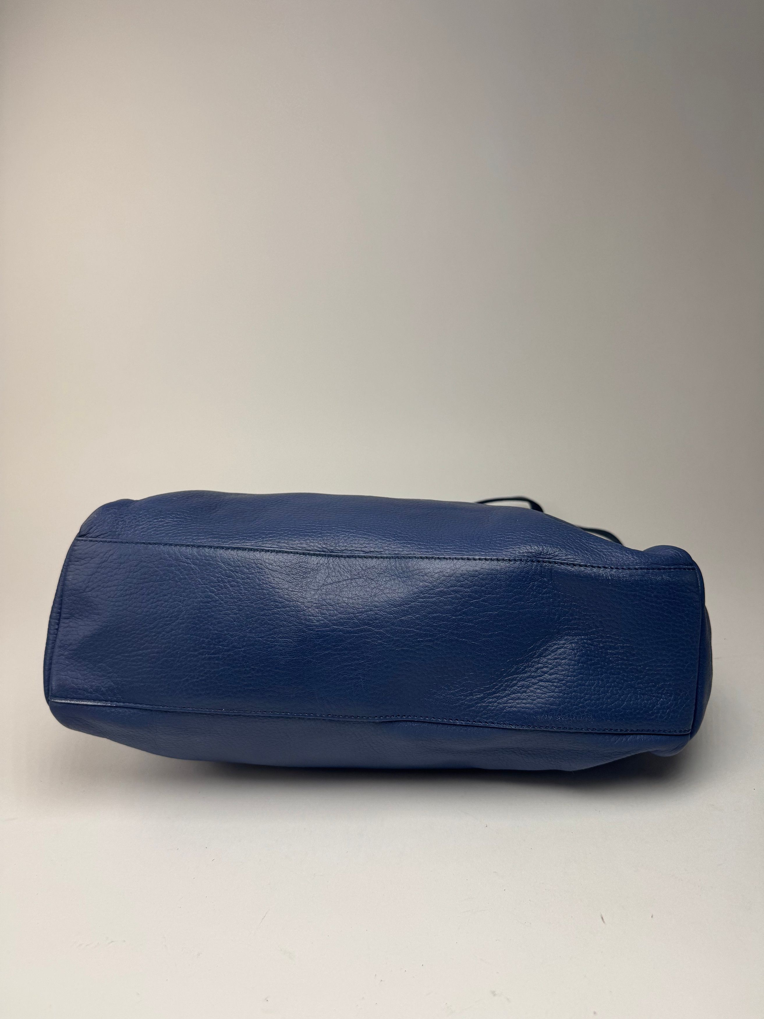 Courreges Vintage Leather bag blue Size ONE SIZE - 13 Thumbnail