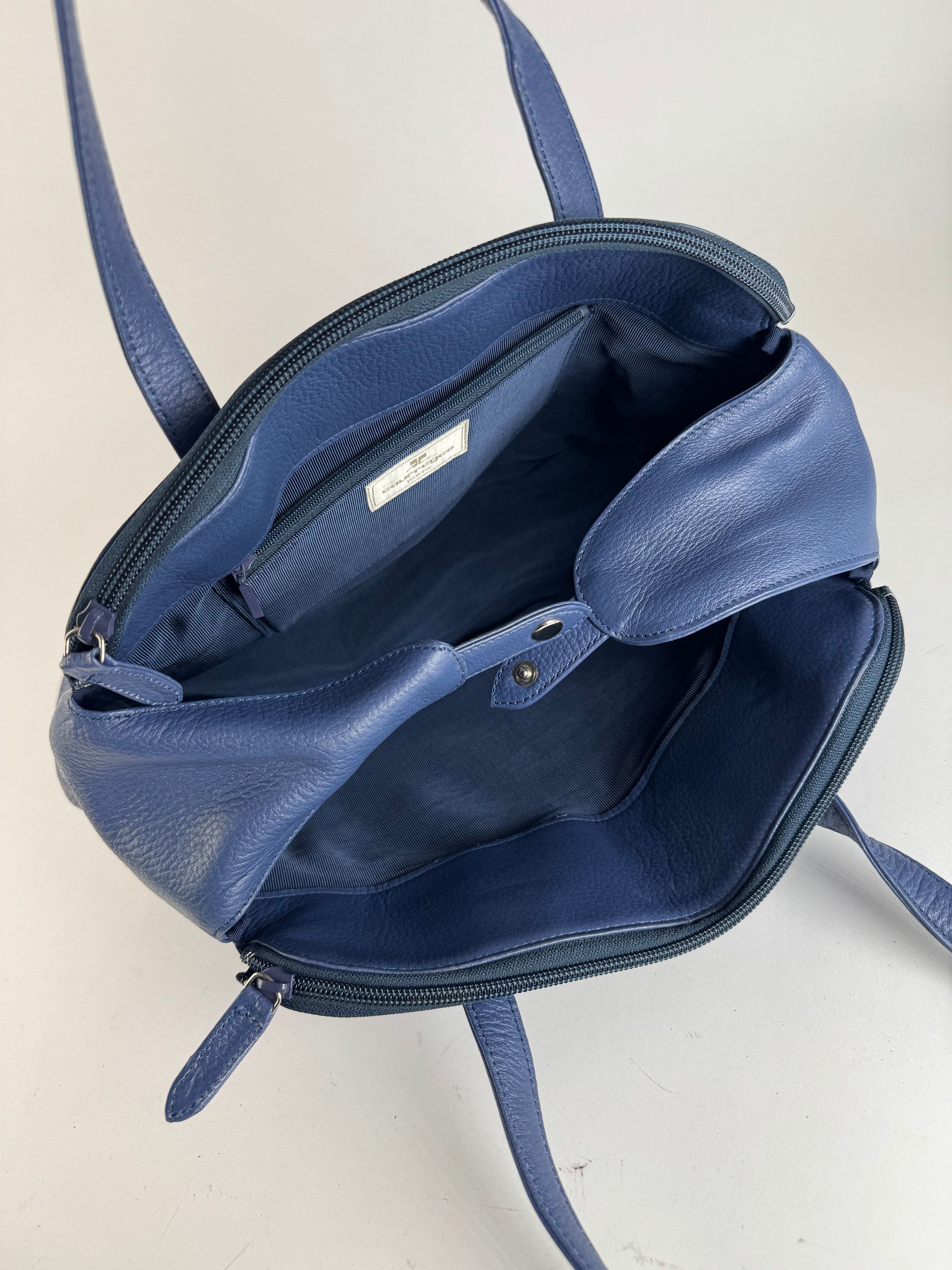 Courreges Vintage Leather bag blue Size ONE SIZE - 3 Thumbnail