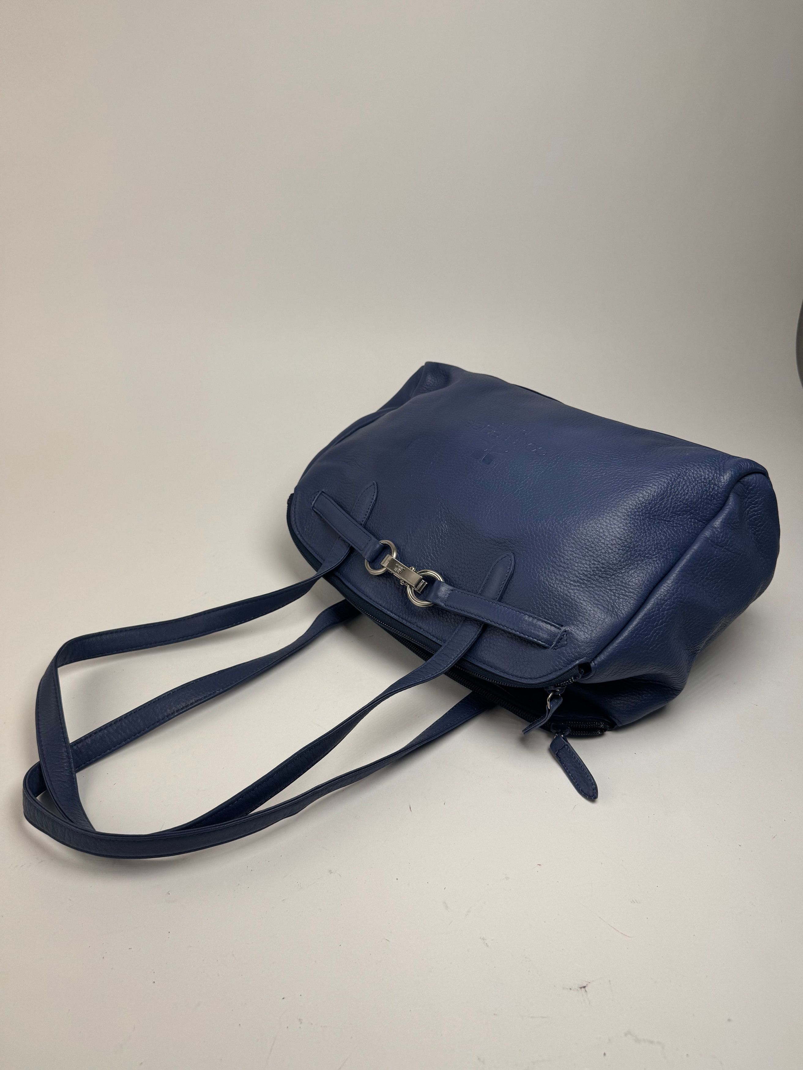 Courreges Vintage Leather bag blue Size ONE SIZE - 11 Thumbnail