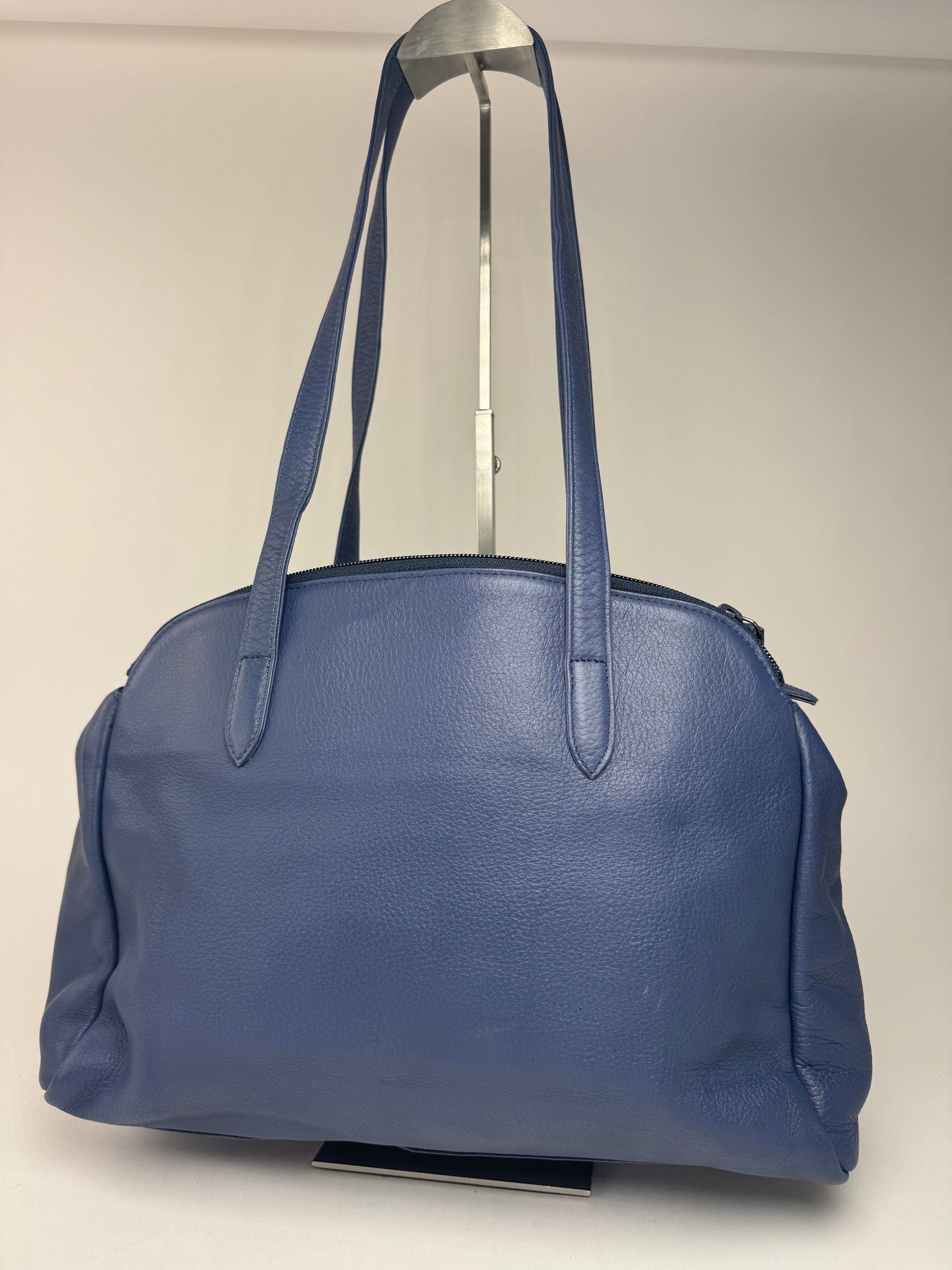 Courreges Vintage Leather bag blue Size ONE SIZE - 2 Thumbnail
