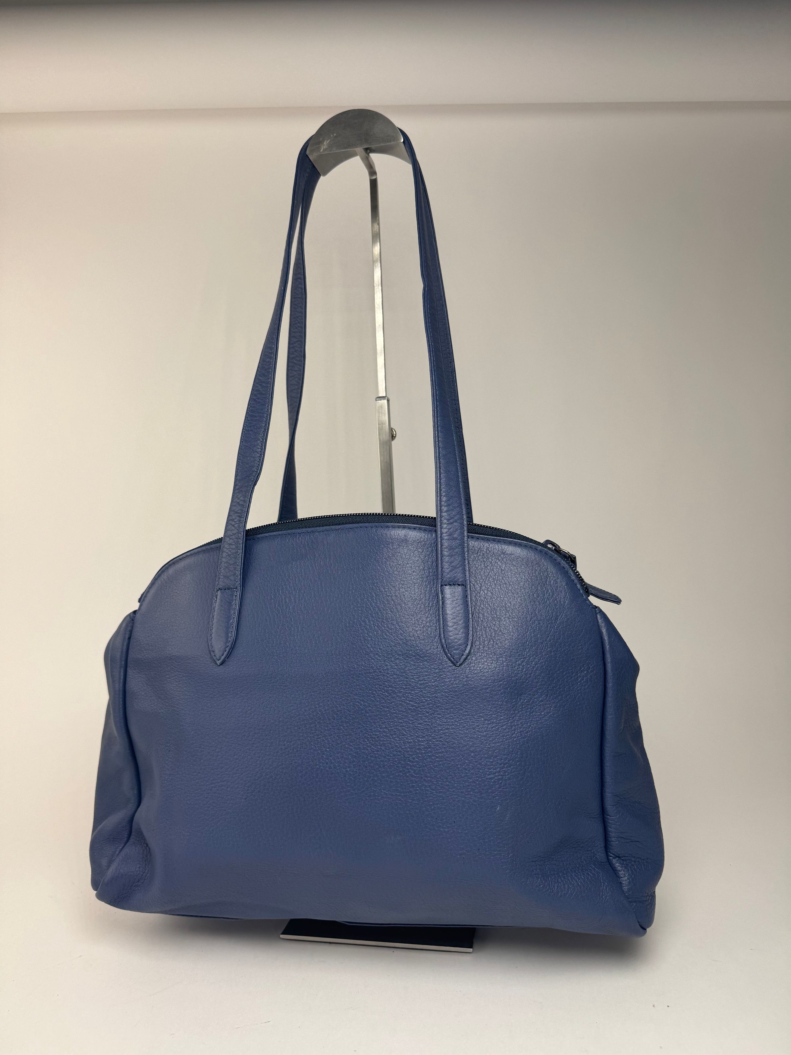 Courreges Vintage Leather bag blue Size ONE SIZE - 9 Thumbnail