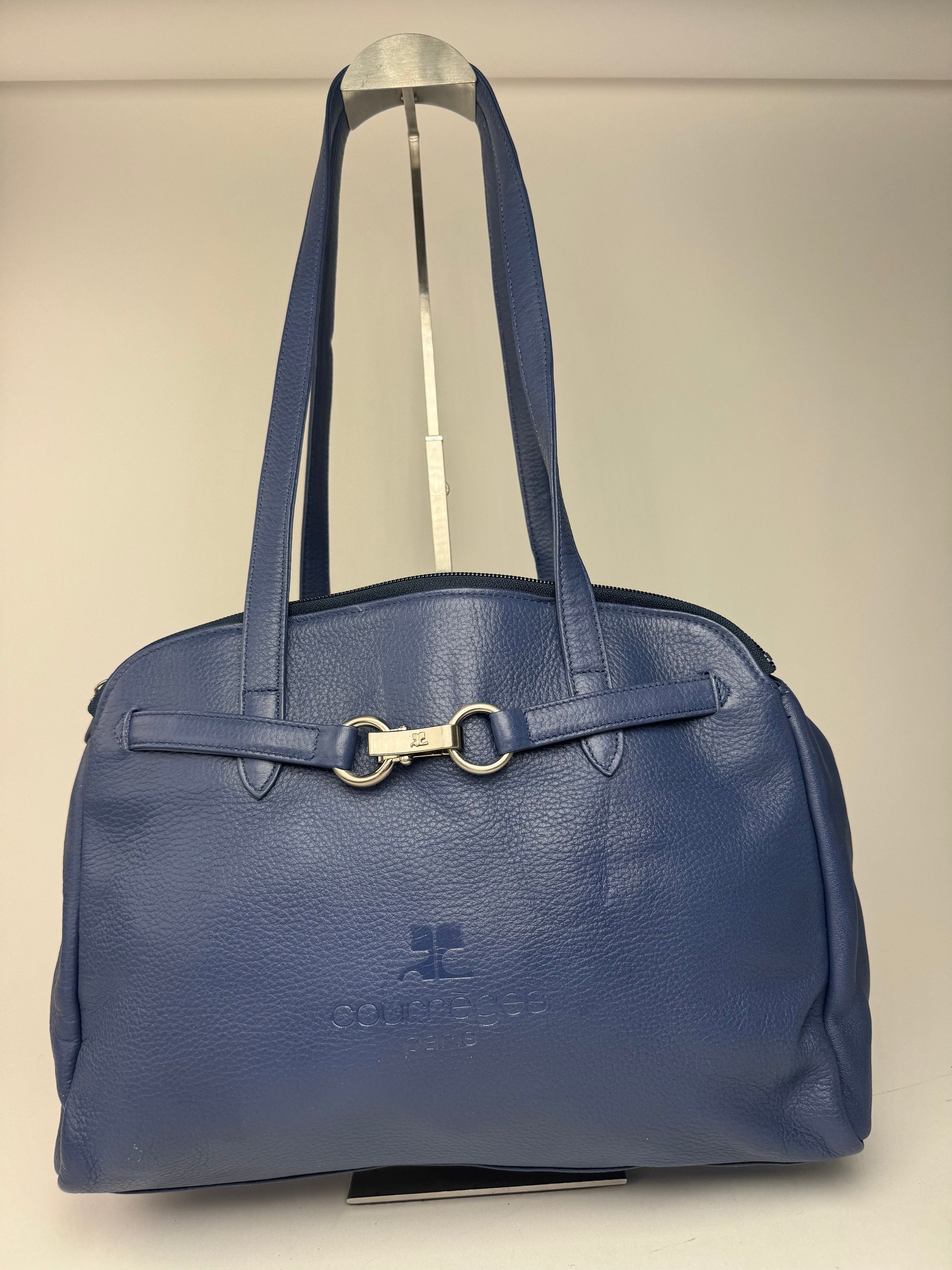 Courreges Vintage Leather bag blue Size ONE SIZE - 6 Thumbnail