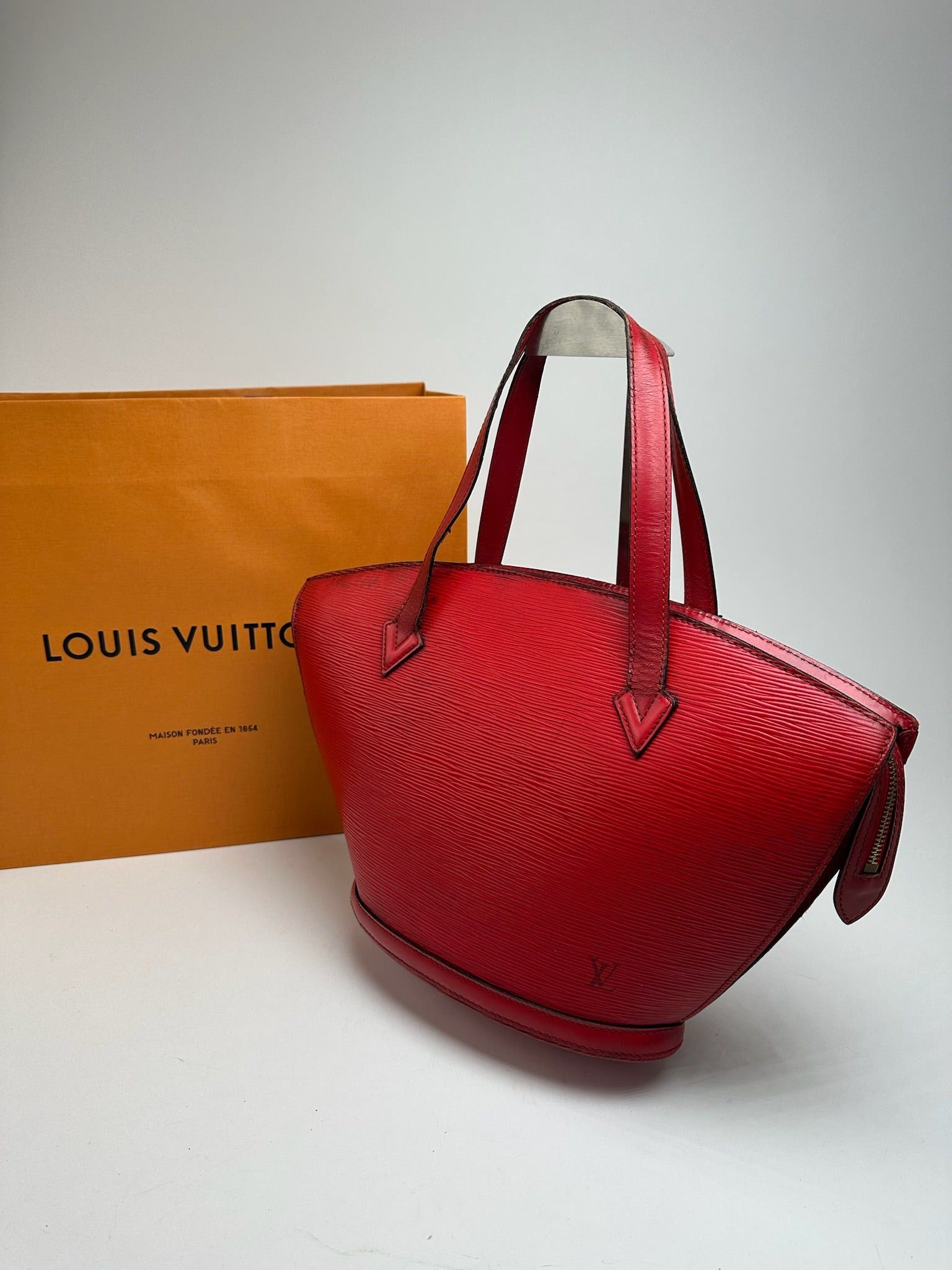Louis Vuitton Vintage Saint Jacques EPI Leather bag red Size ONE SIZE - 7 Thumbnail