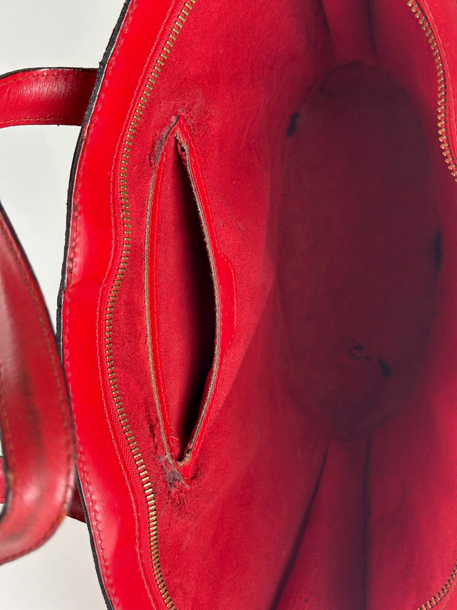 Louis Vuitton Vintage Saint Jacques EPI Leather bag red Size ONE SIZE - 8 Thumbnail
