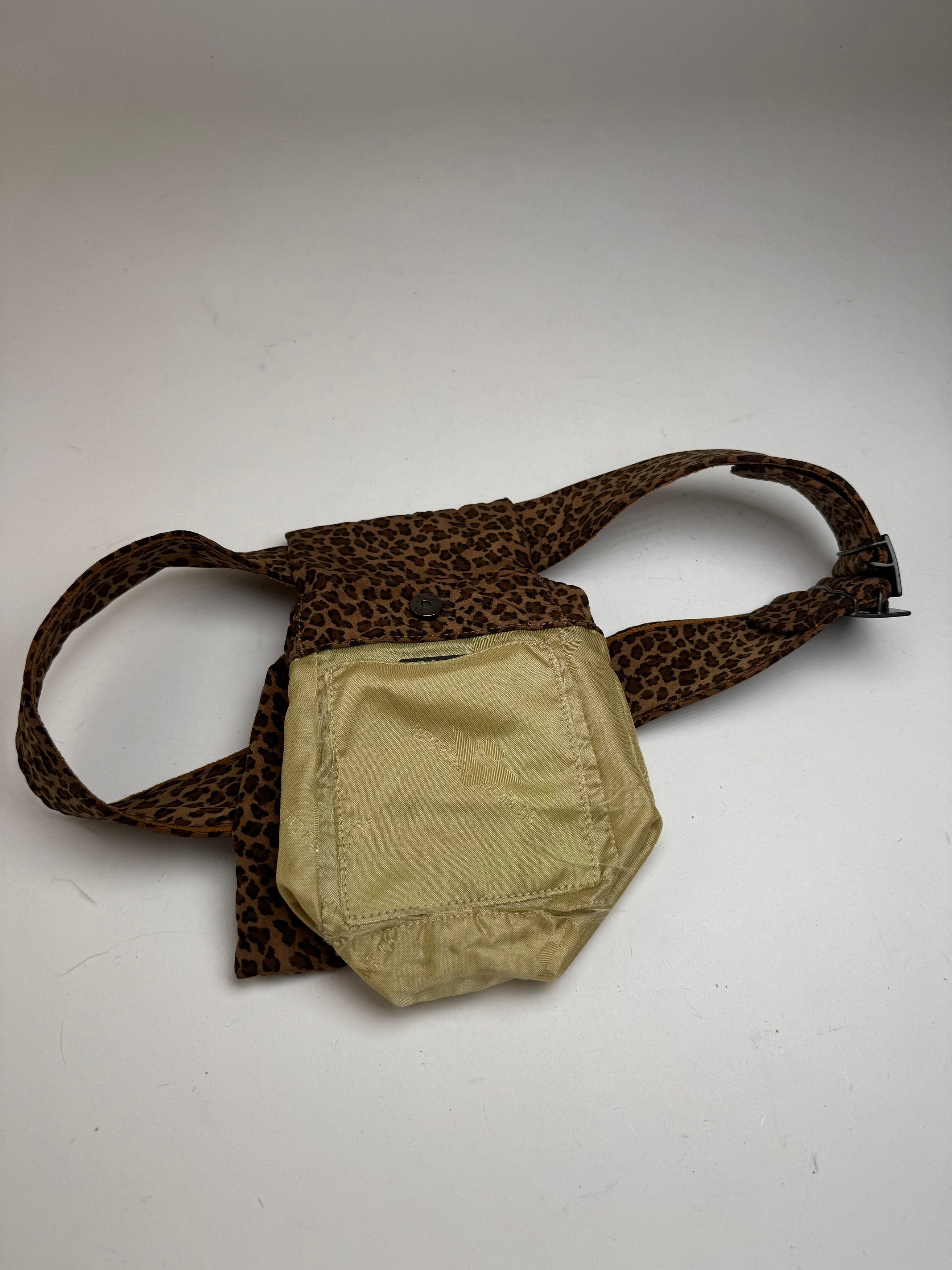 Bottega Veneta Vintage Leopard Bum Bag Brown Size ONE SIZE - 4 Thumbnail