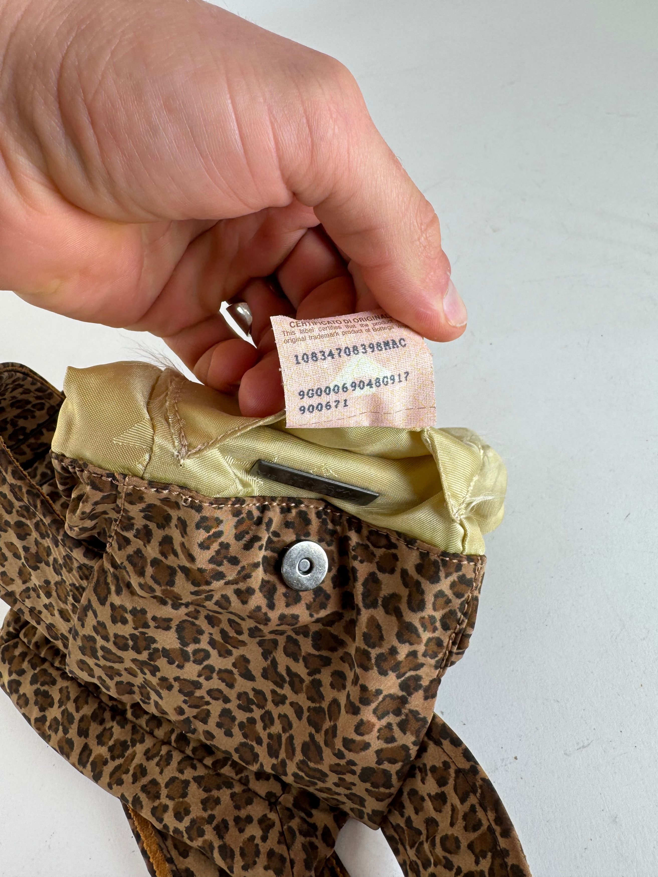 Bottega Veneta Vintage Leopard Bum Bag Brown Size ONE SIZE - 14 Thumbnail
