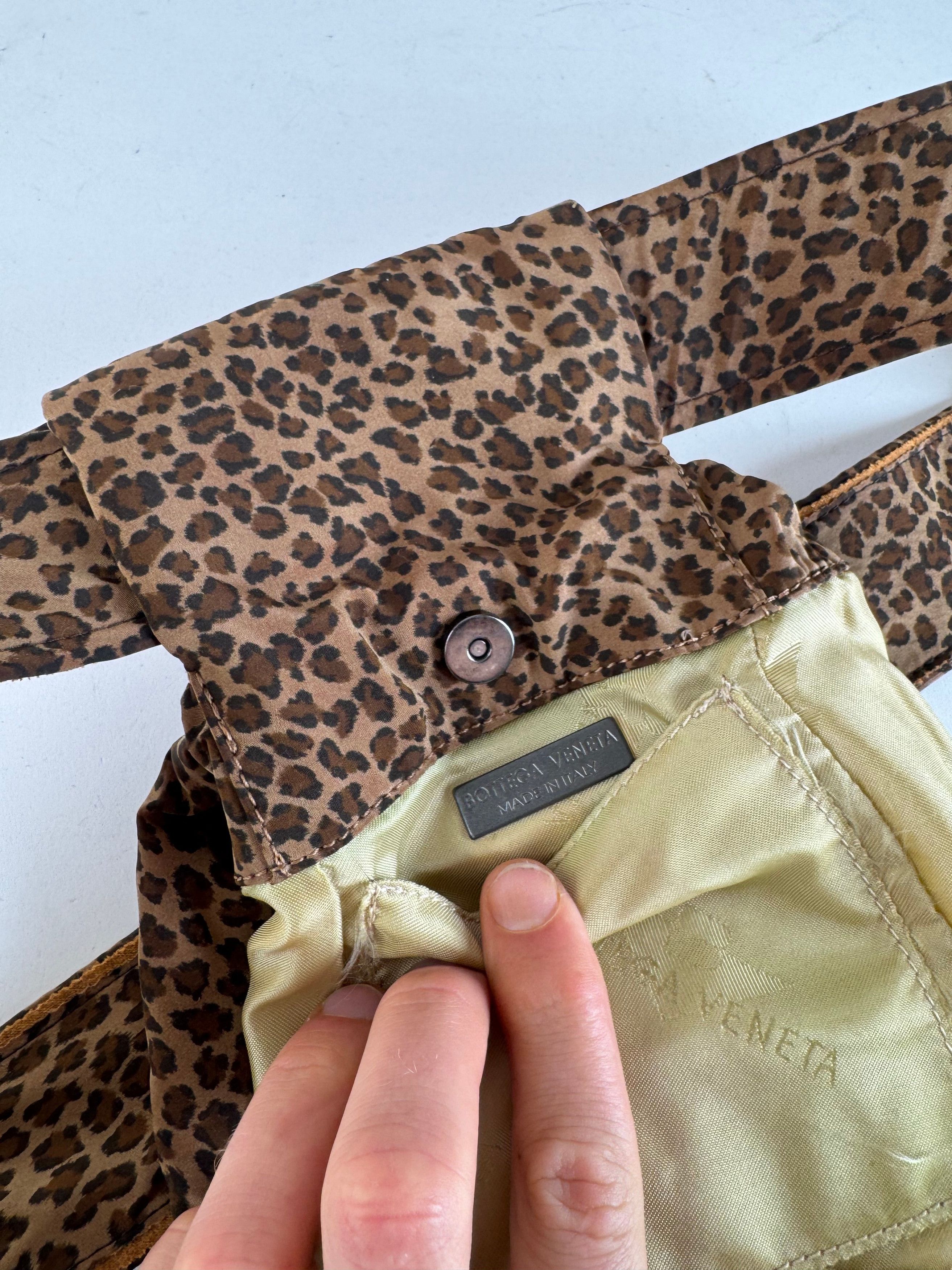 Bottega Veneta Vintage Leopard Bum Bag Brown Size ONE SIZE - 15 Thumbnail