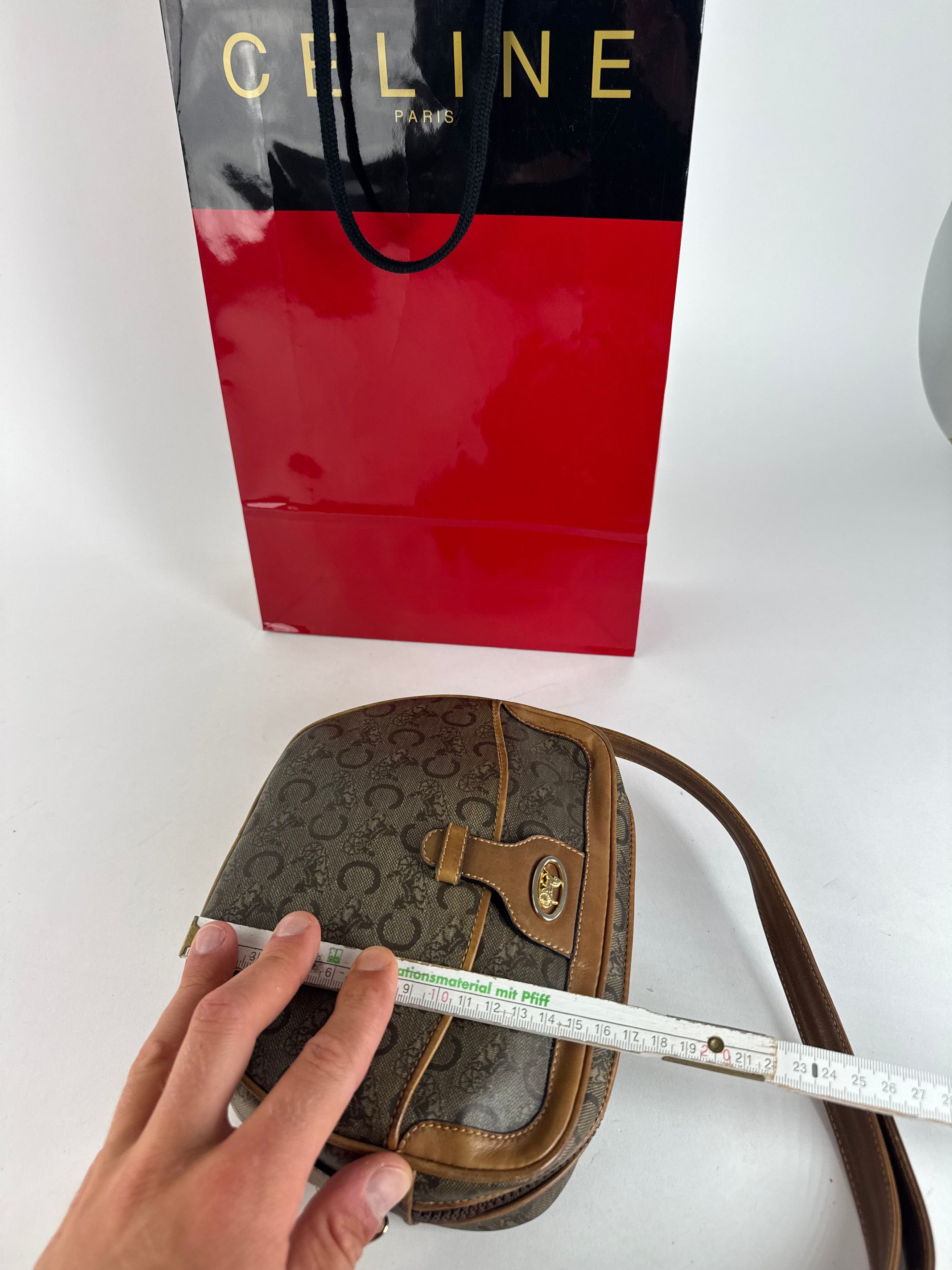Celine Vintage Paris Patent Leather Macadam monogram Triomphe bag Size ONE SIZE - 12 Thumbnail