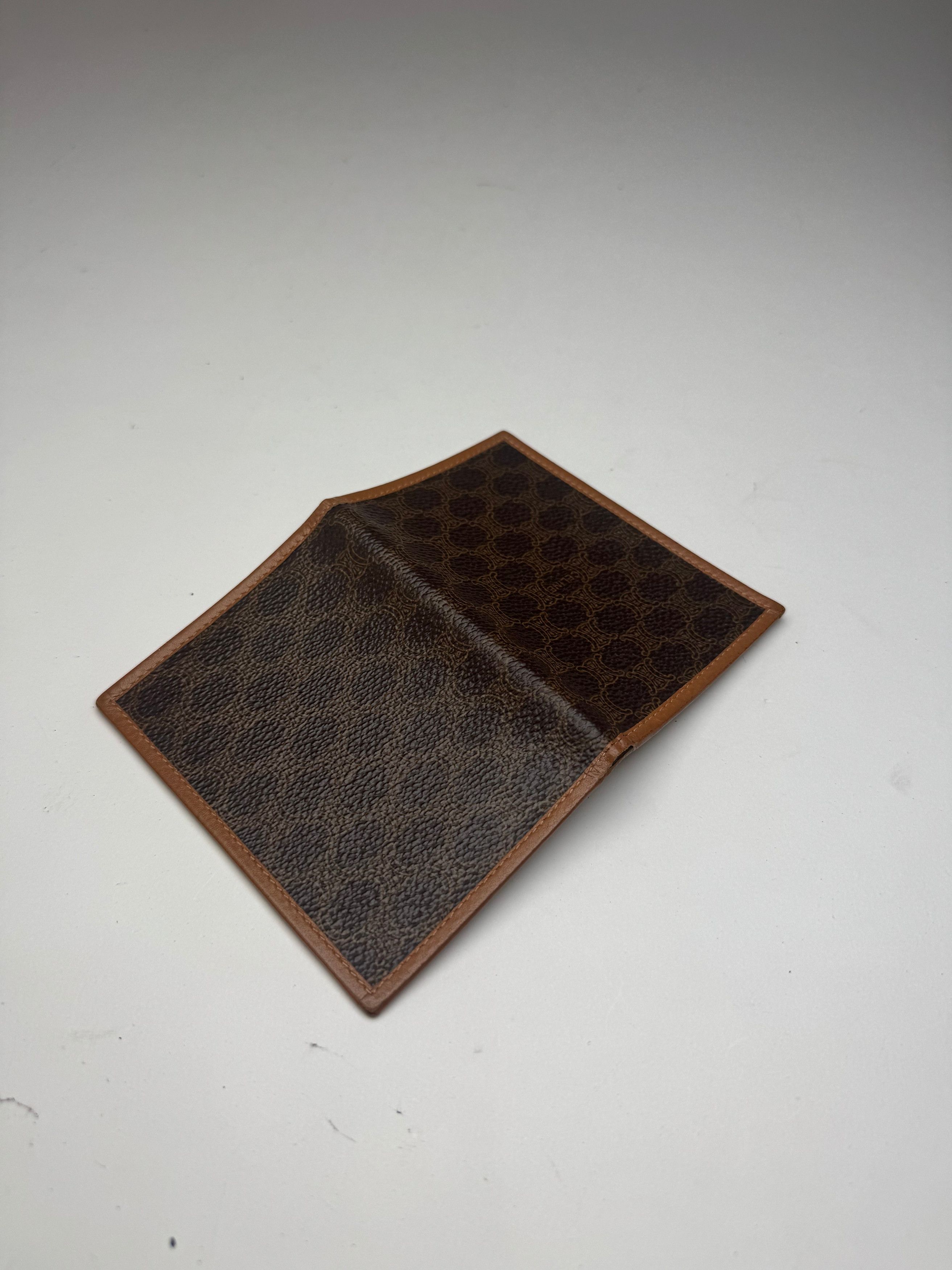 Celine Vintage Monogramm Leather Card Holder Brown Size ONE SIZE - 10 Thumbnail