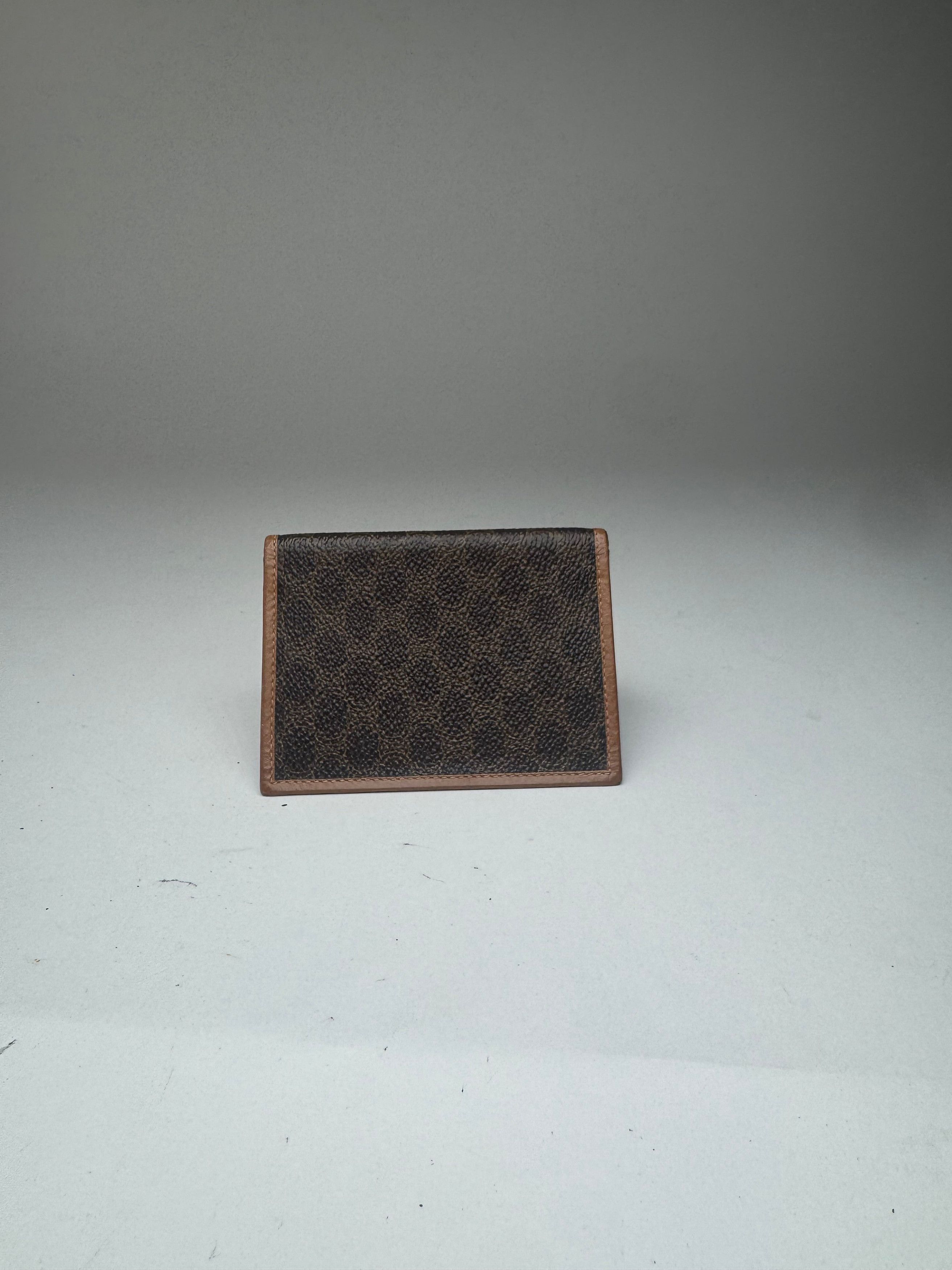 Celine Vintage Monogramm Leather Card Holder Brown Size ONE SIZE - 9 Thumbnail