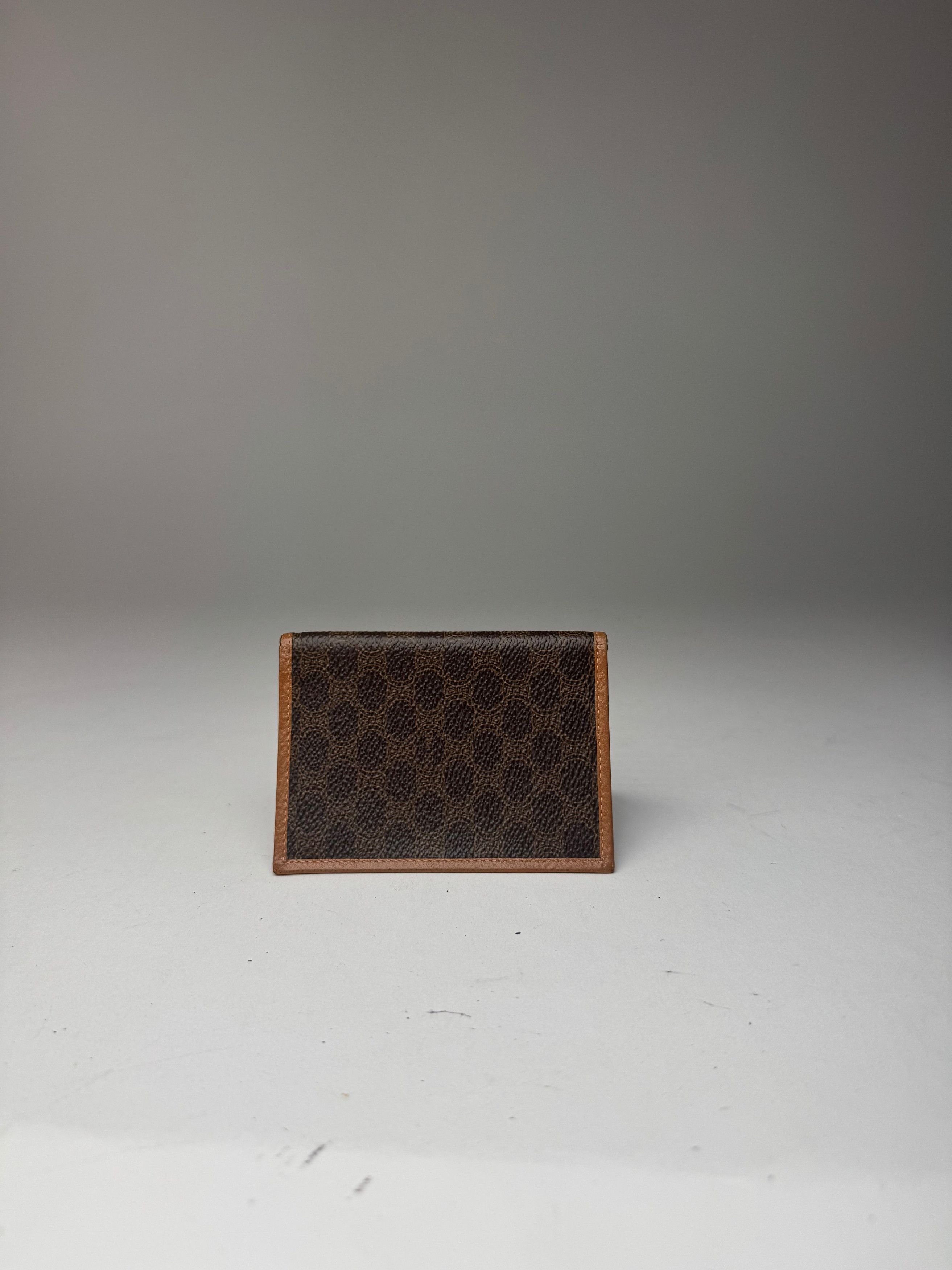 Celine Vintage Monogramm Leather Card Holder Brown Size ONE SIZE - 6 Thumbnail
