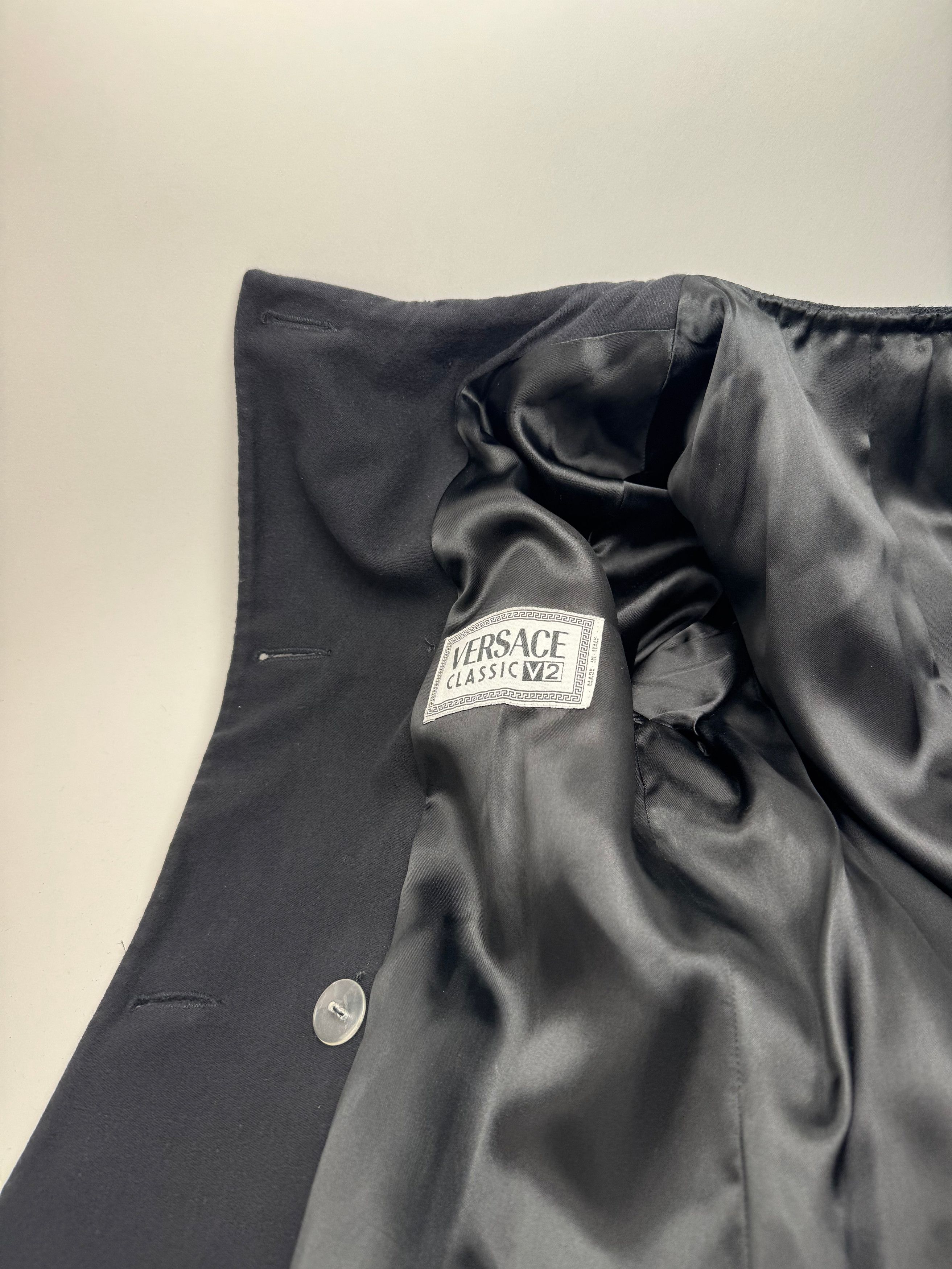 Versace Vintage Gianni Wool Trenchcoat L Size M / US 6-8 / IT 42-44 - 5 Thumbnail