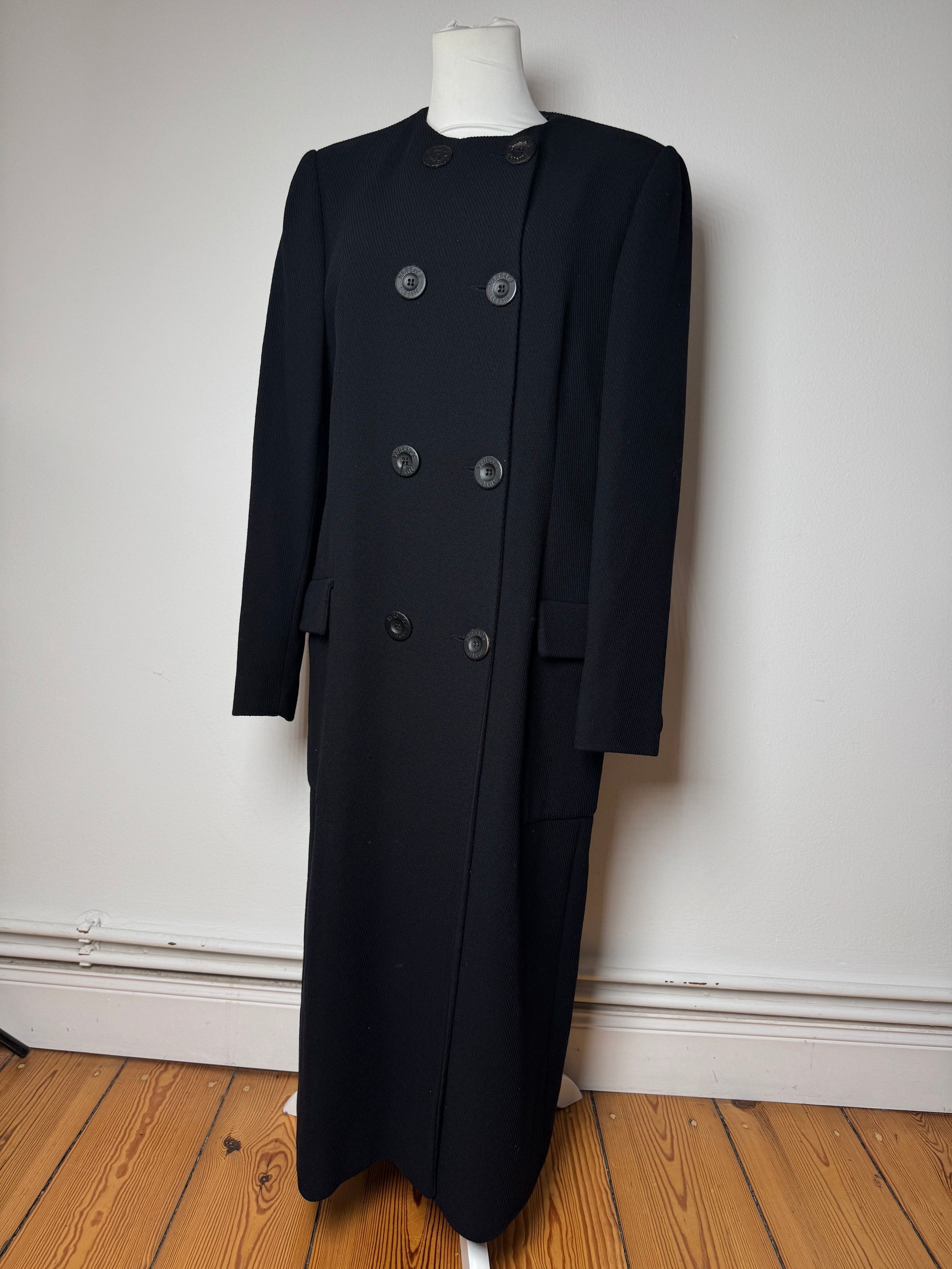 Versace Vintage Gianni Wool Trenchcoat L Size M / US 6-8 / IT 42-44 - 7 Thumbnail