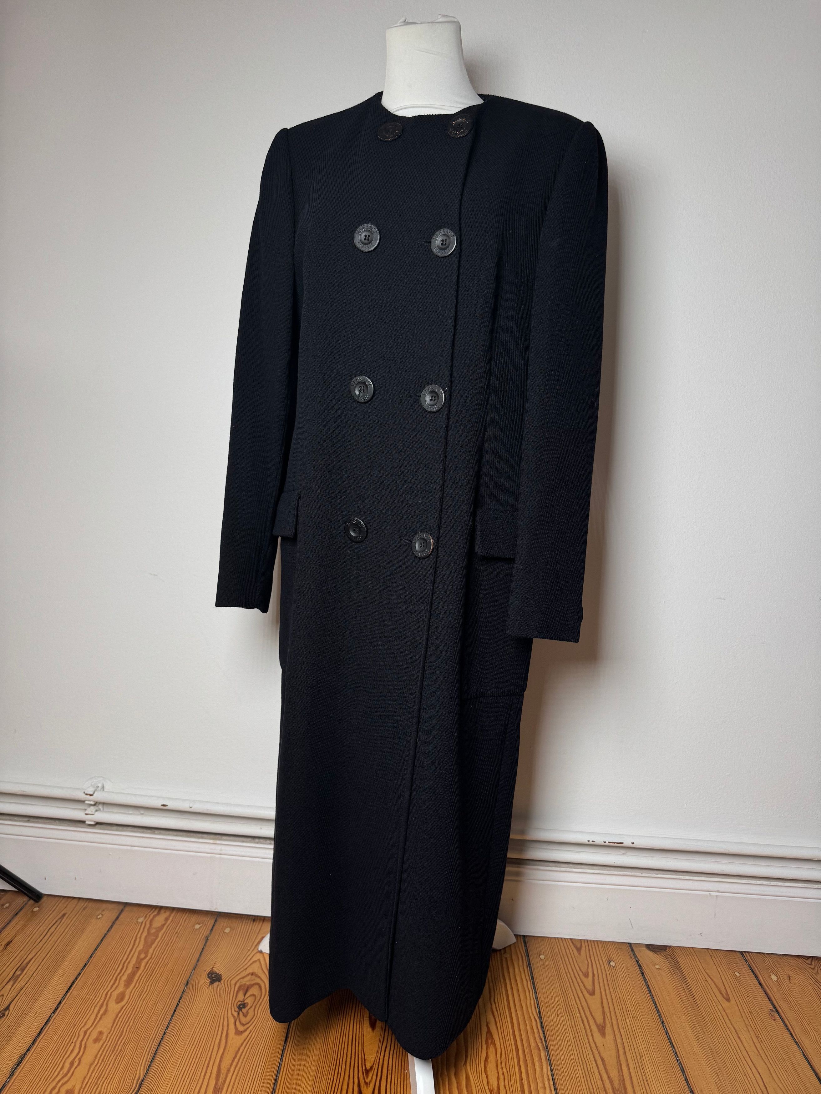 Versace Vintage Gianni Wool Trenchcoat L Size M / US 6-8 / IT 42-44 - 14 Thumbnail