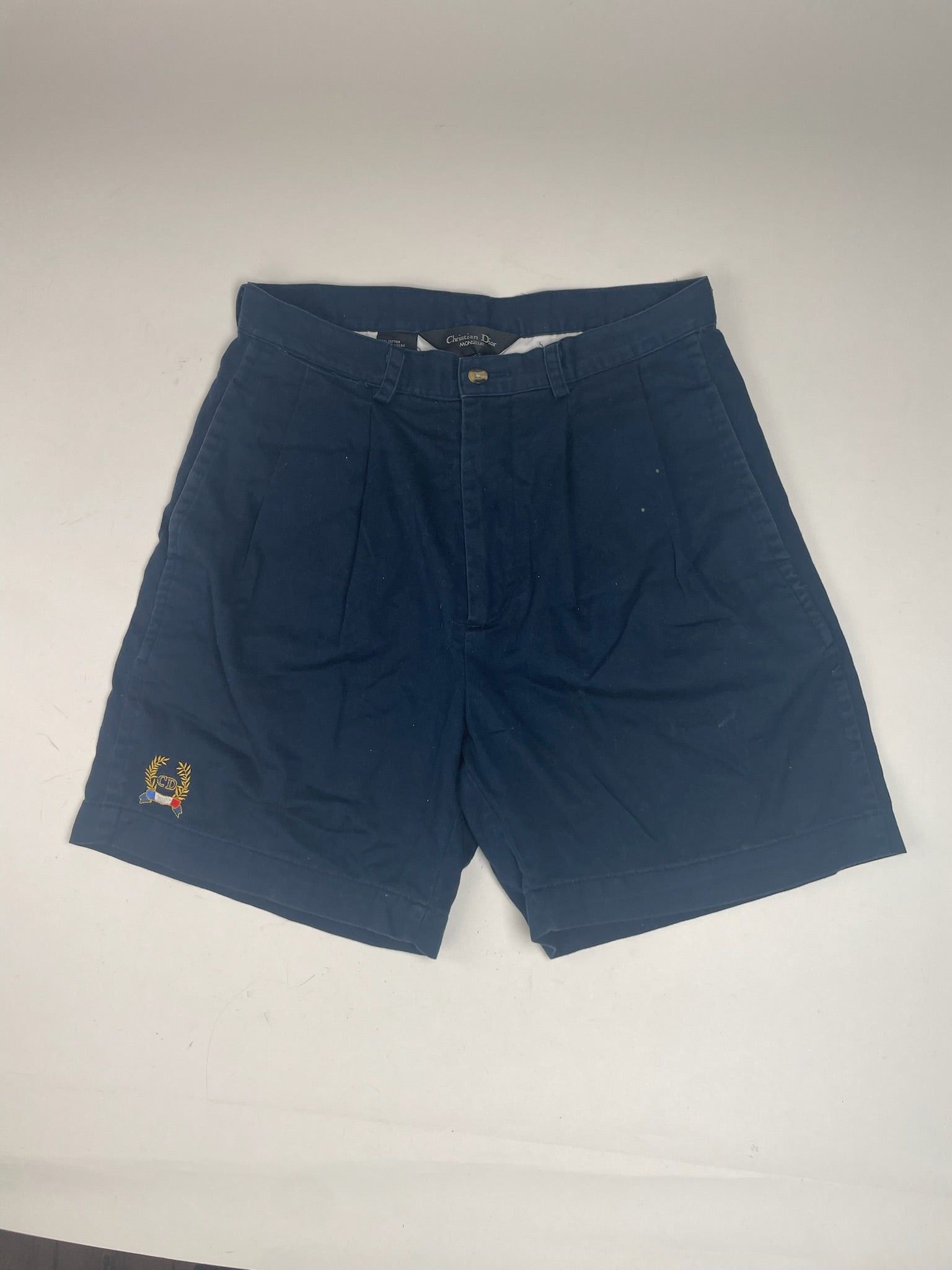 Dior Vintage Canvas Shorts navy 38/M Size ONE SIZE - 9 Thumbnail