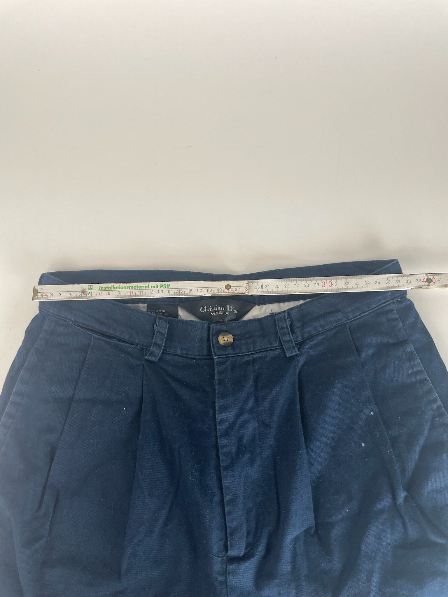 Dior Vintage Canvas Shorts navy 38/M Size ONE SIZE - 11 Thumbnail