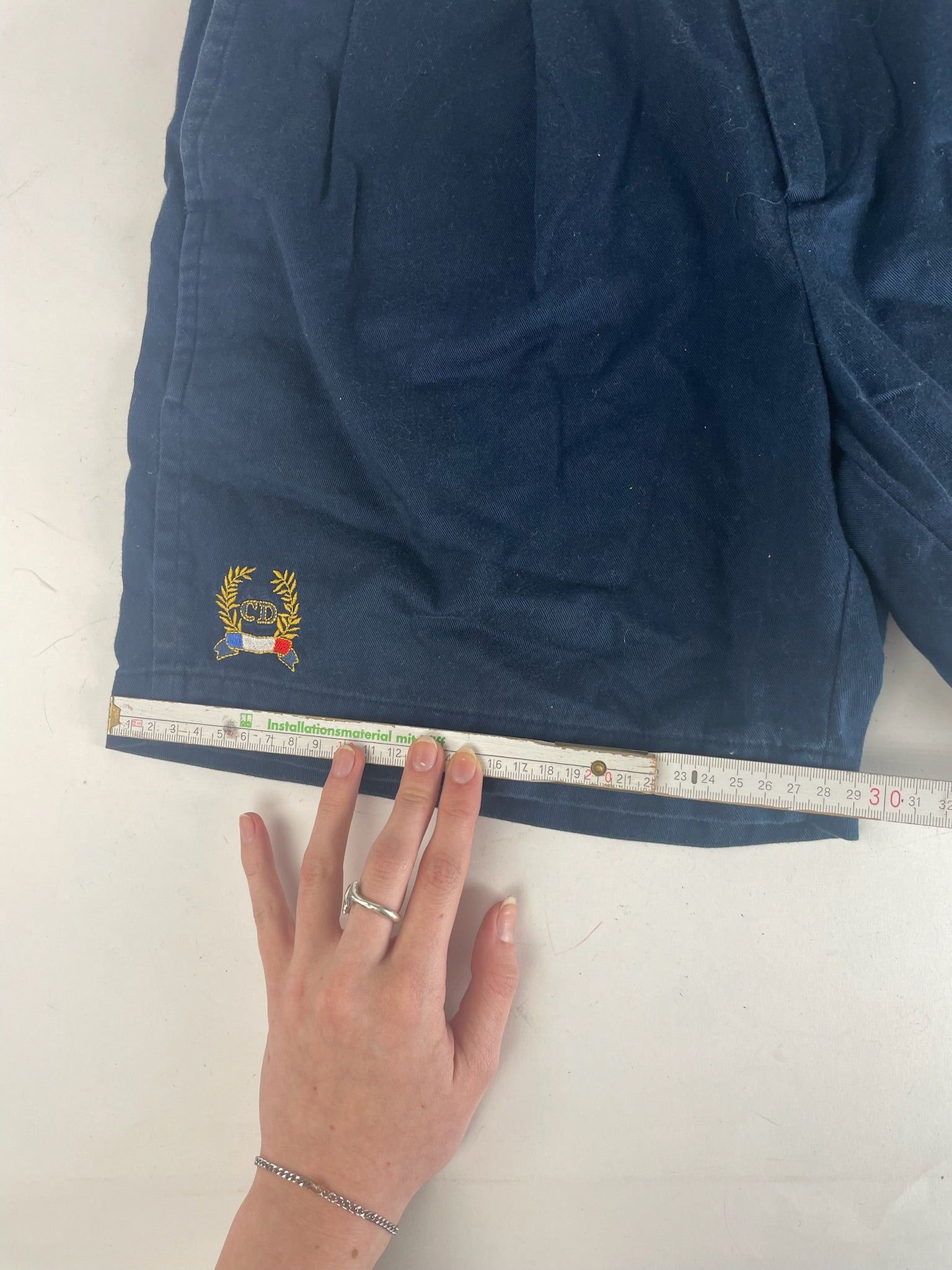 Dior Vintage Canvas Shorts navy 38/M Size ONE SIZE - 10 Thumbnail