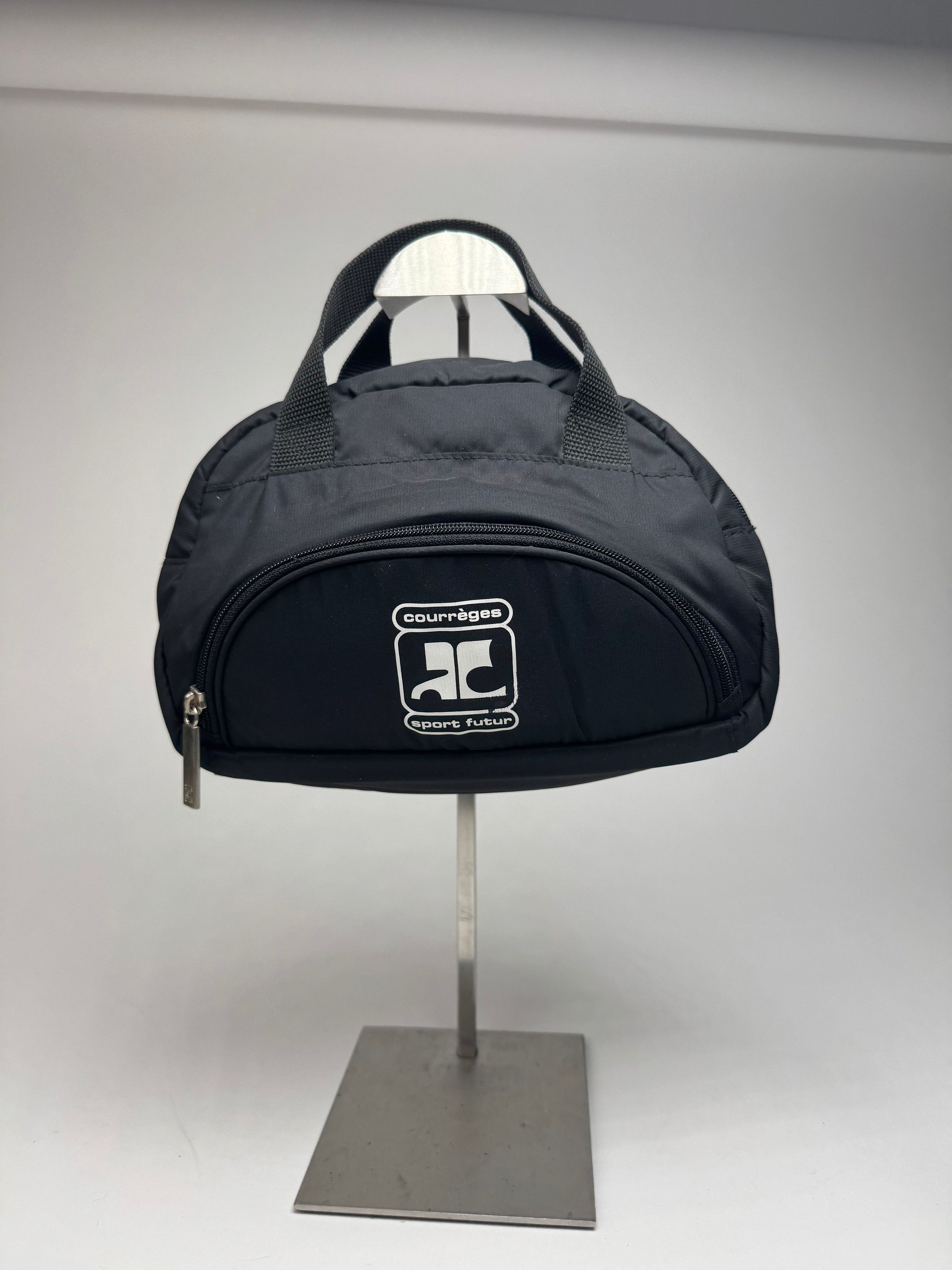 Courreges Vintage Polyester Bag black Size ONE SIZE - 4 Thumbnail