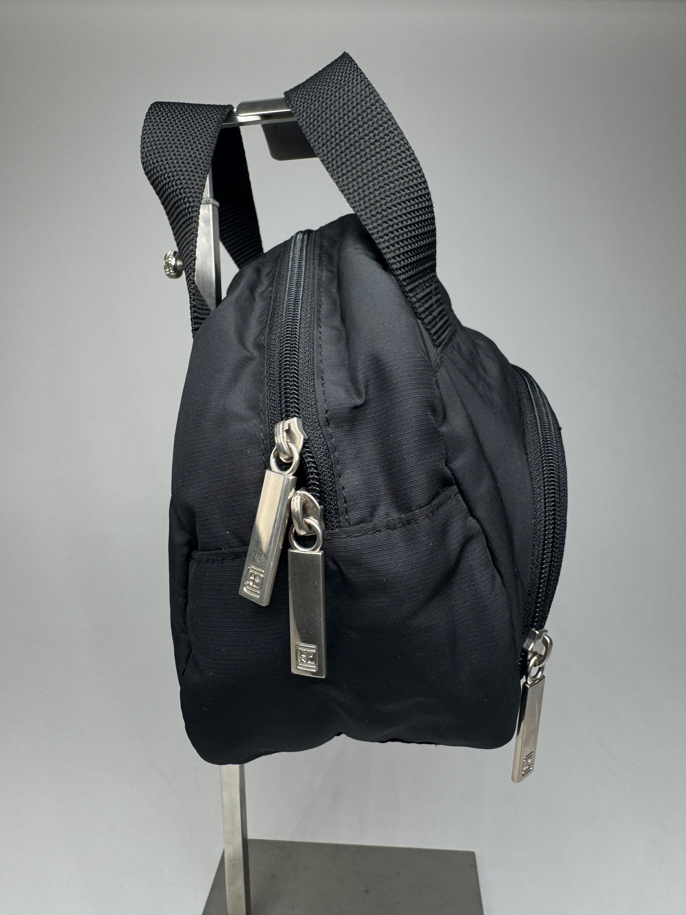 Courreges Vintage Polyester Bag black Size ONE SIZE - 13 Thumbnail