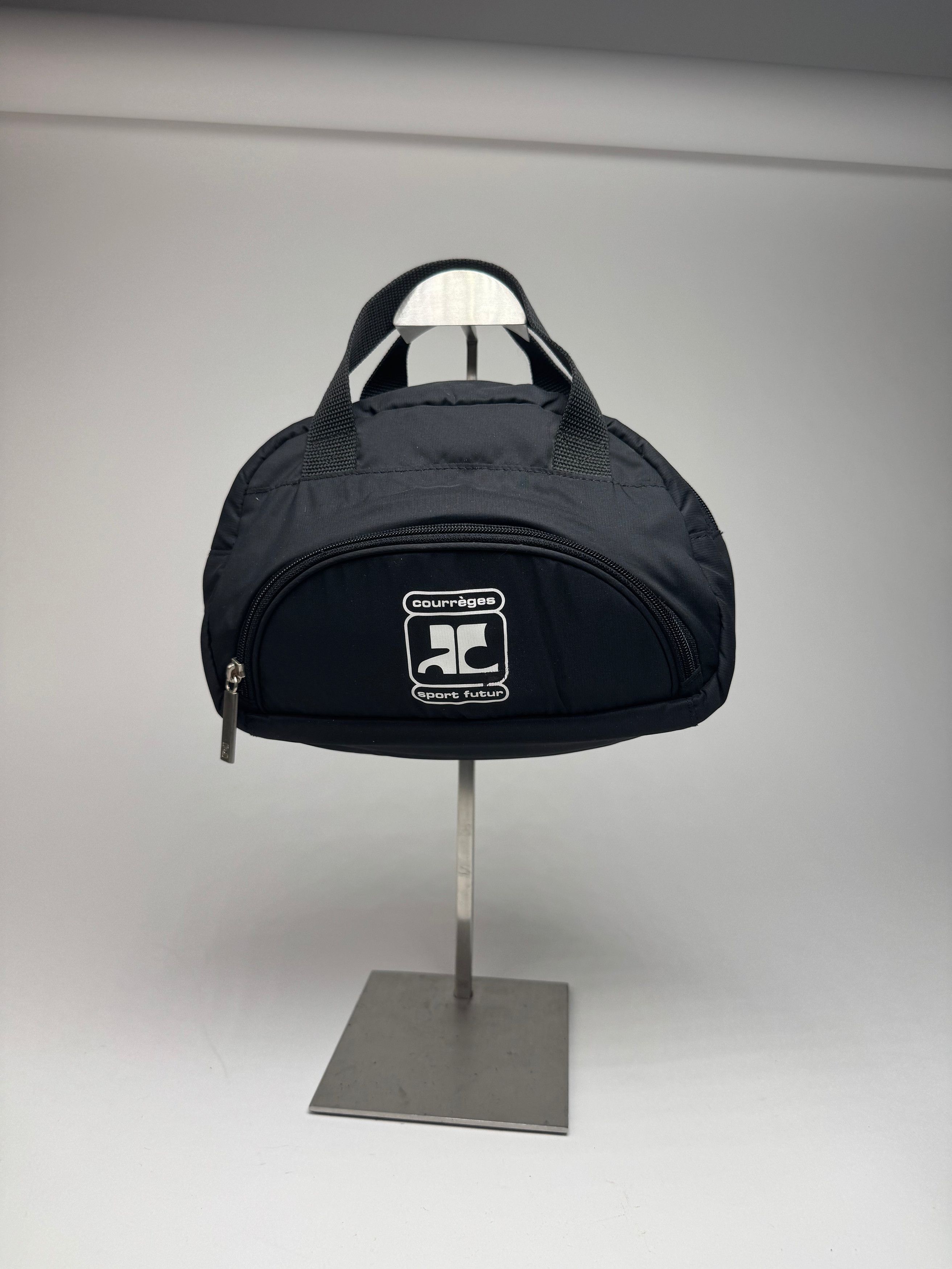 Courreges Vintage Polyester Bag black Size ONE SIZE - 8 Thumbnail