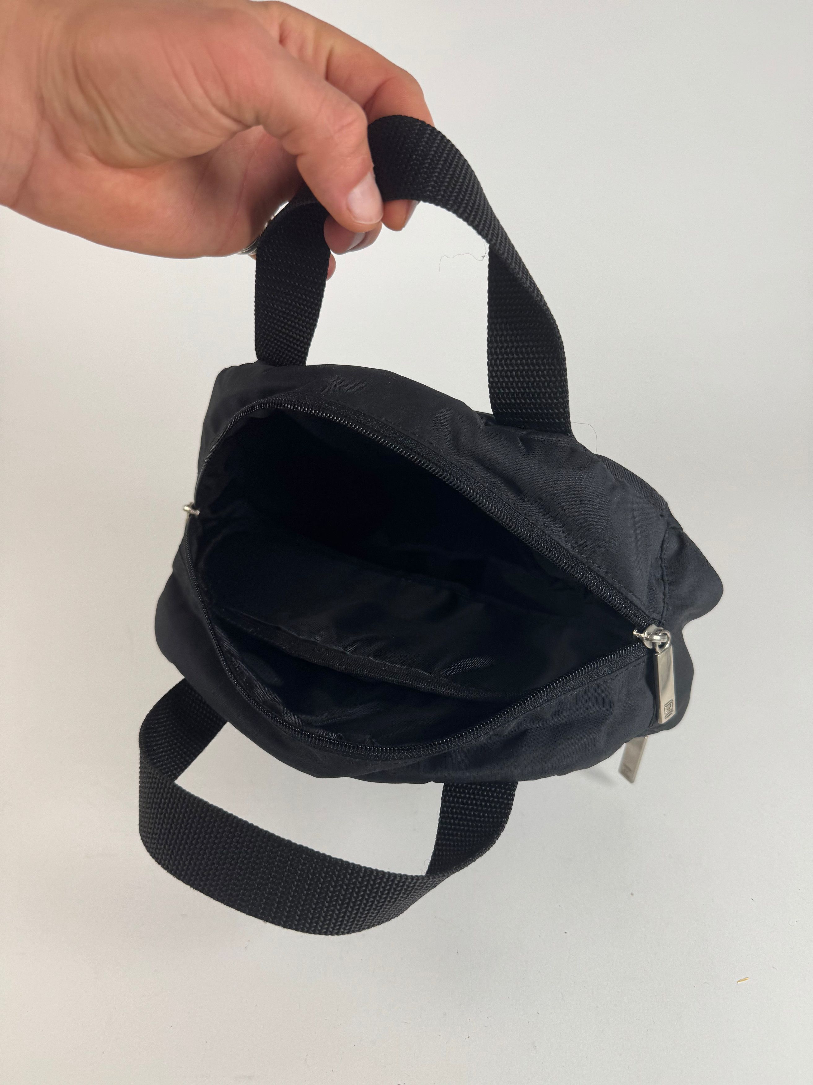 Courreges Vintage Polyester Bag black Size ONE SIZE - 3 Thumbnail