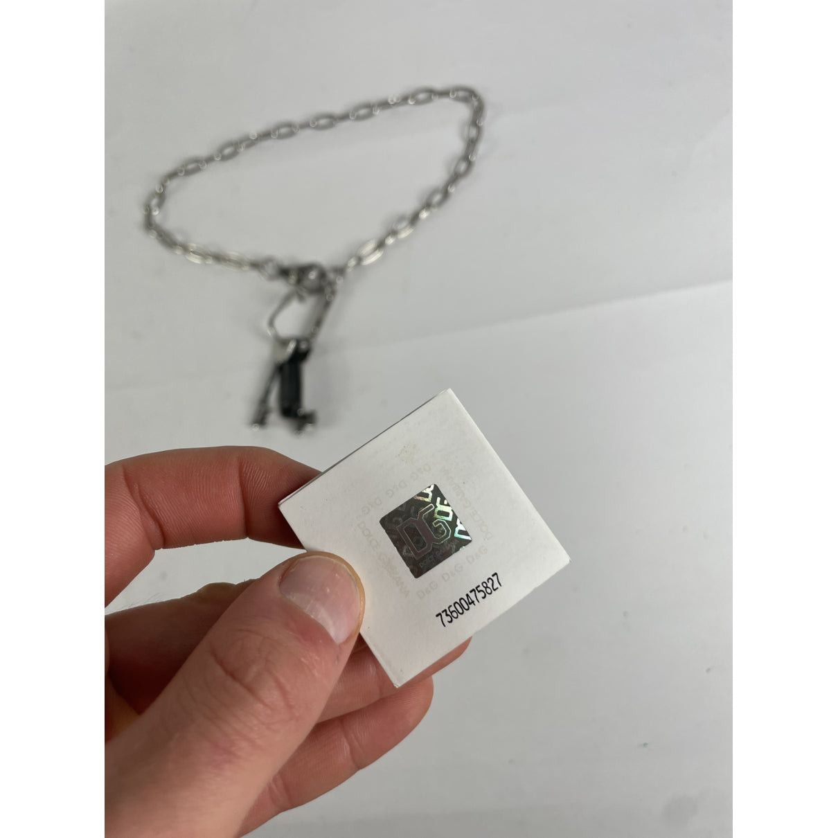Dolce & Gabbana D&G Silver Steel Necklace Size ONE SIZE - 3 Thumbnail