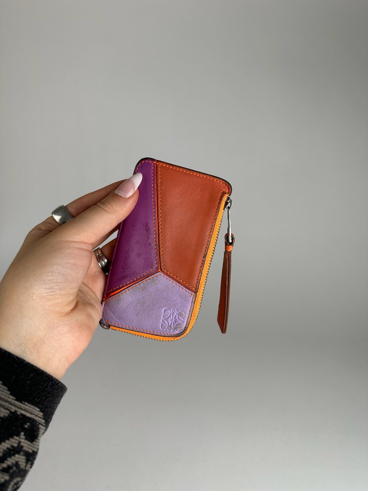 Loewe Vintage Madrid Puzzle Leather Card Holder Size ONE SIZE - 6 Thumbnail