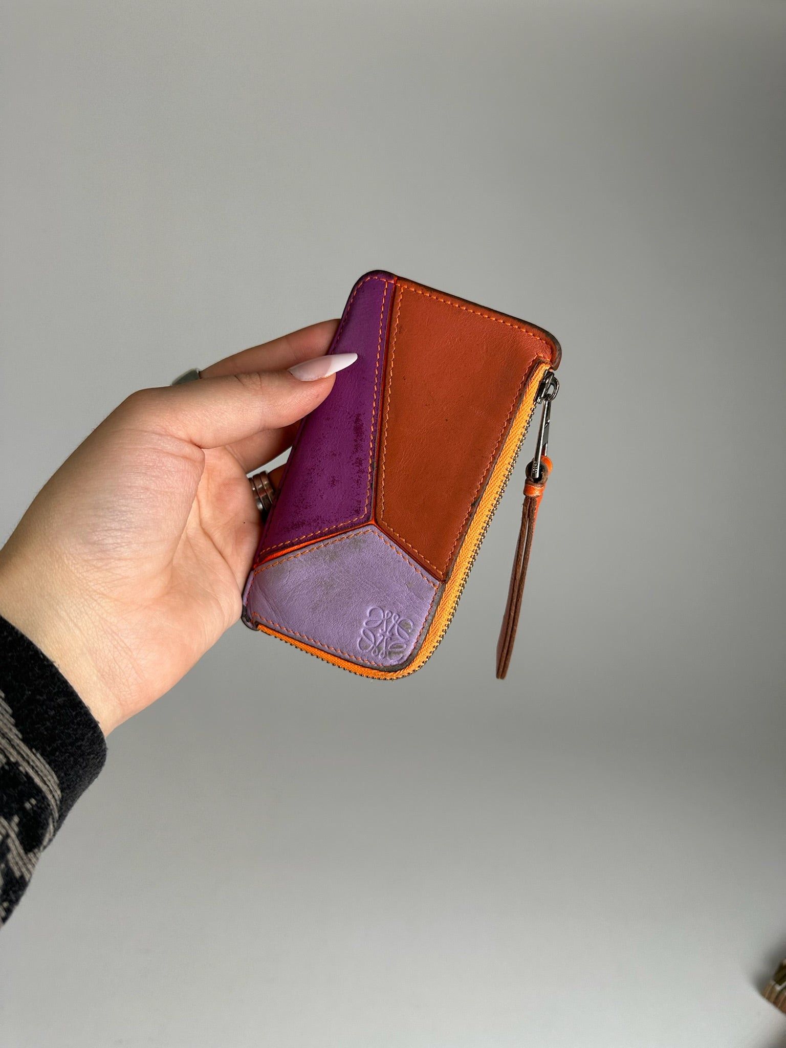 Loewe Vintage Madrid Puzzle Leather Card Holder Size ONE SIZE - 7 Thumbnail