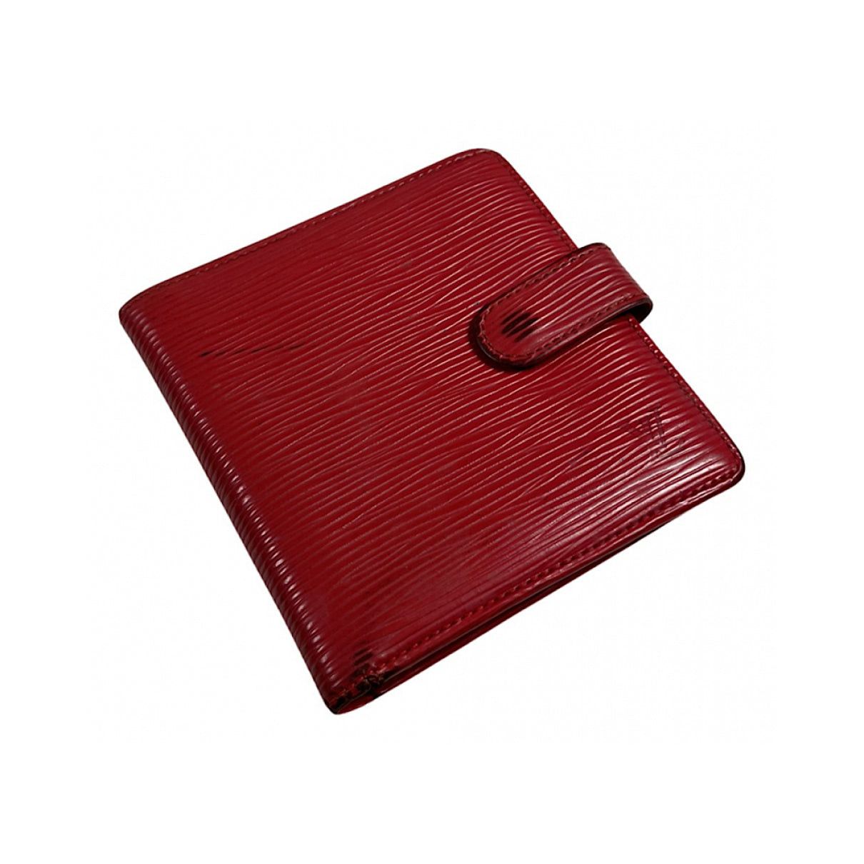 Louis Vuitton Red Leather Purse Size ONE SIZE - 2 Thumbnail