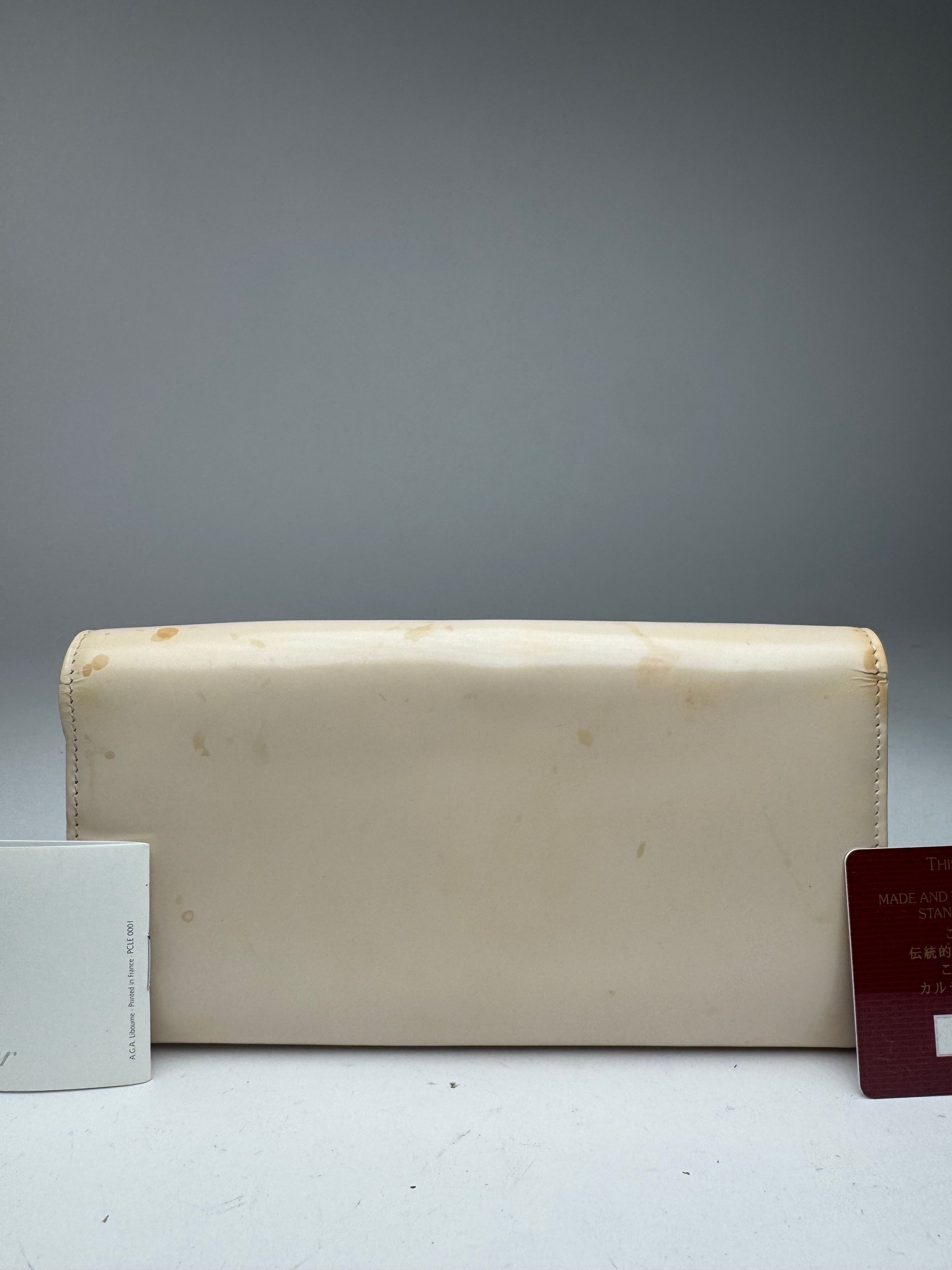 Cartier Vintage Patent leather wallet white Size ONE SIZE - 6 Thumbnail