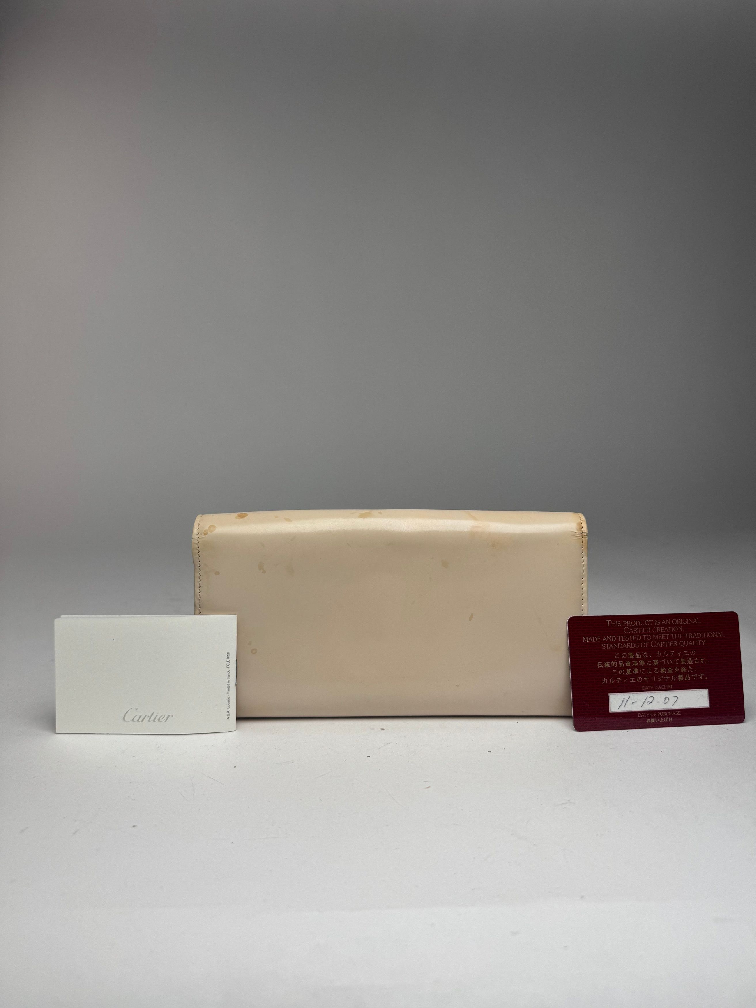 Cartier Vintage Patent leather wallet white Size ONE SIZE - 14 Thumbnail