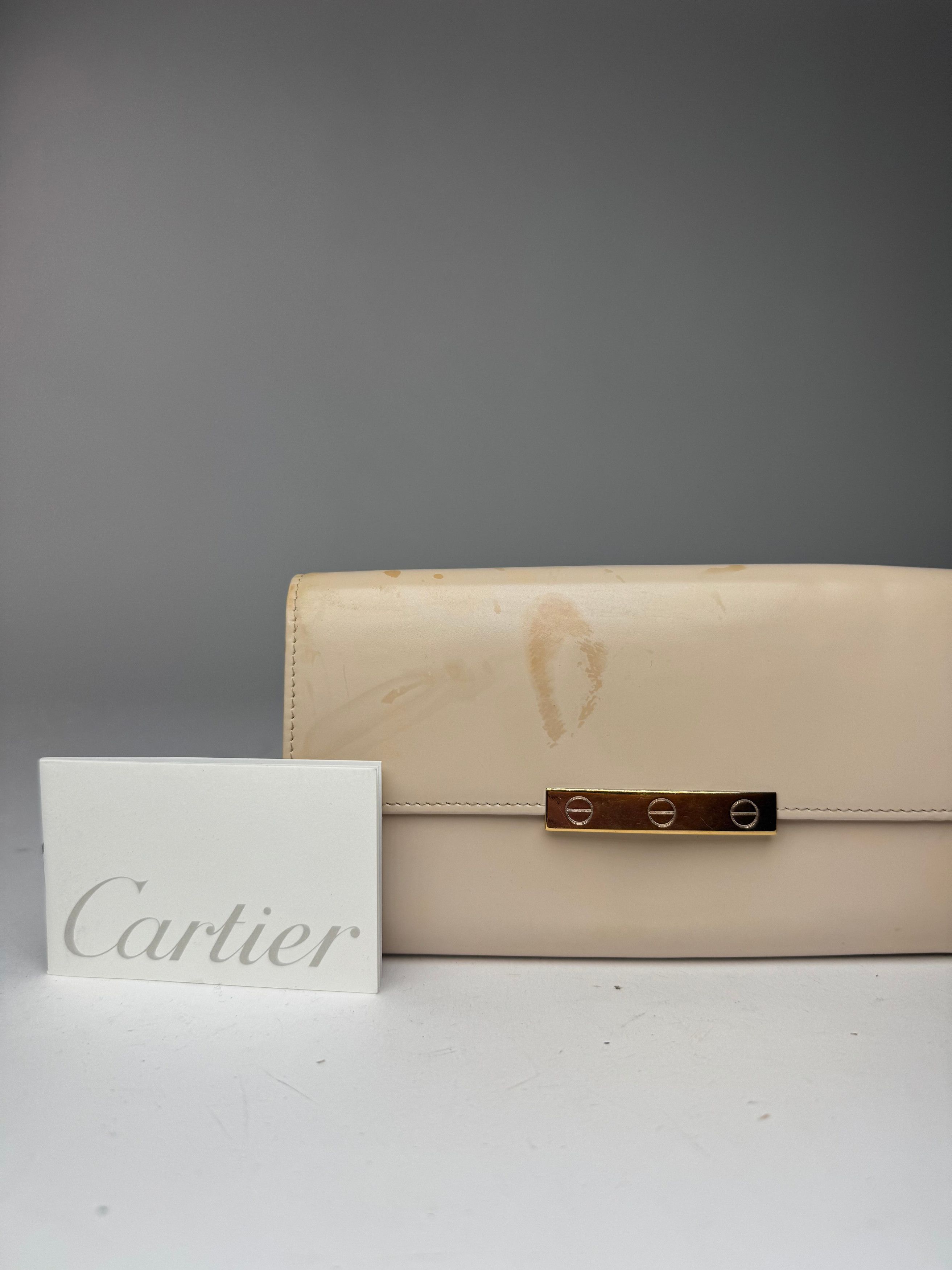 Cartier Vintage Patent leather wallet white Size ONE SIZE - 11 Thumbnail