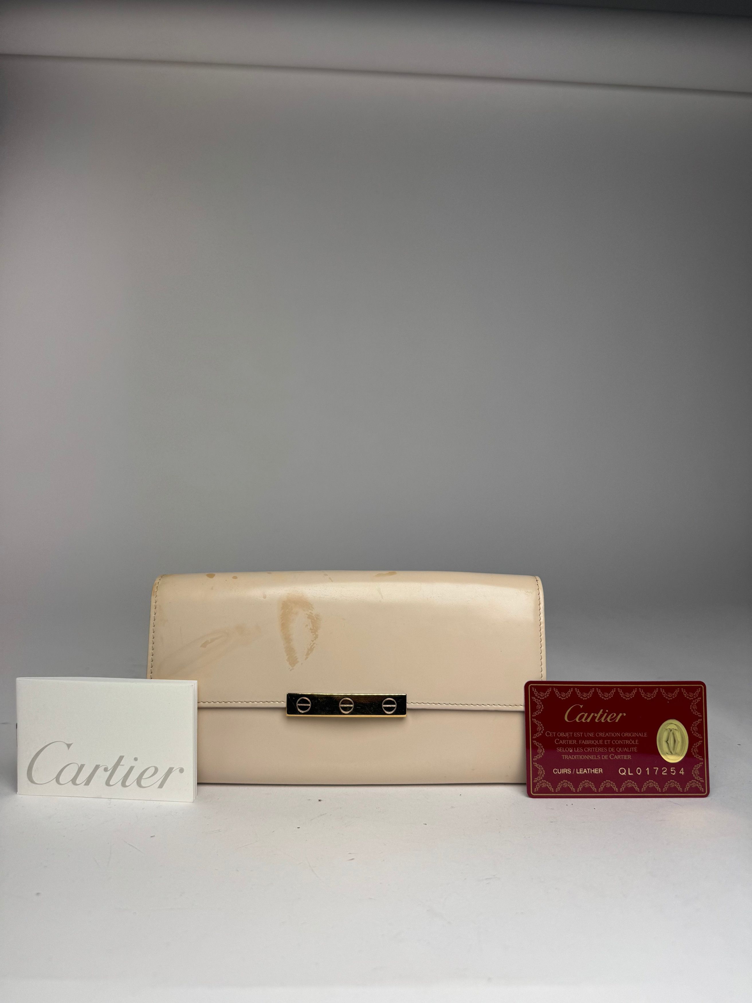 Cartier Vintage Patent leather wallet white Size ONE SIZE - 13 Thumbnail