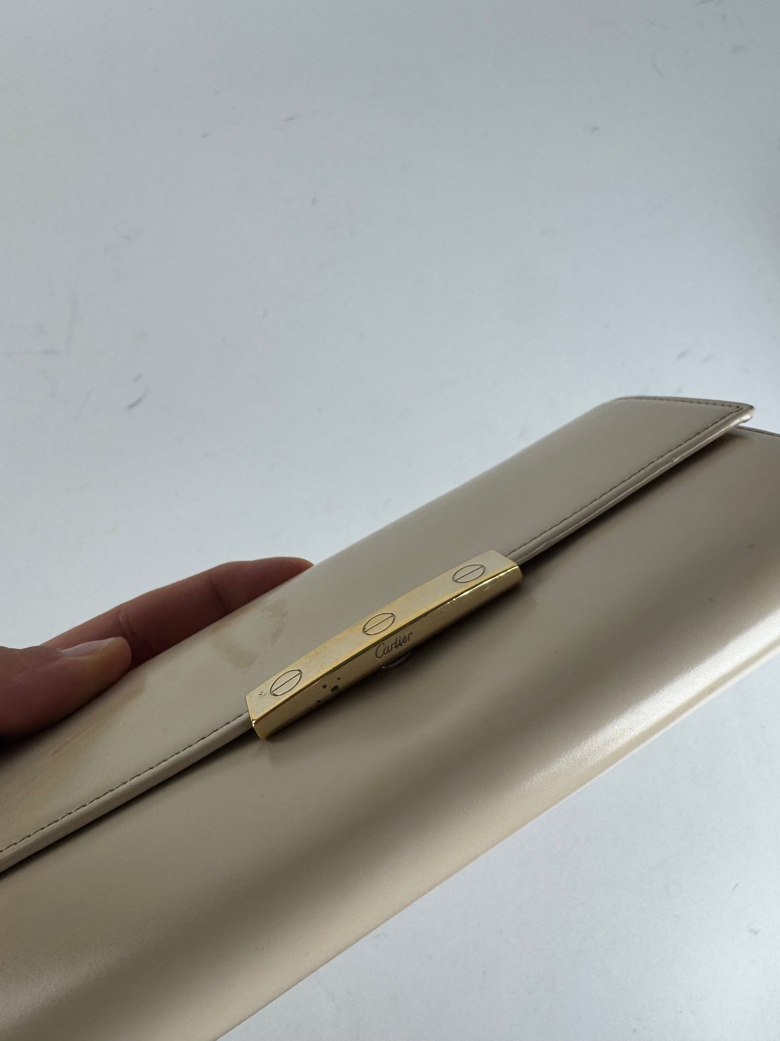 Cartier Vintage Patent leather wallet white Size ONE SIZE - 9 Thumbnail