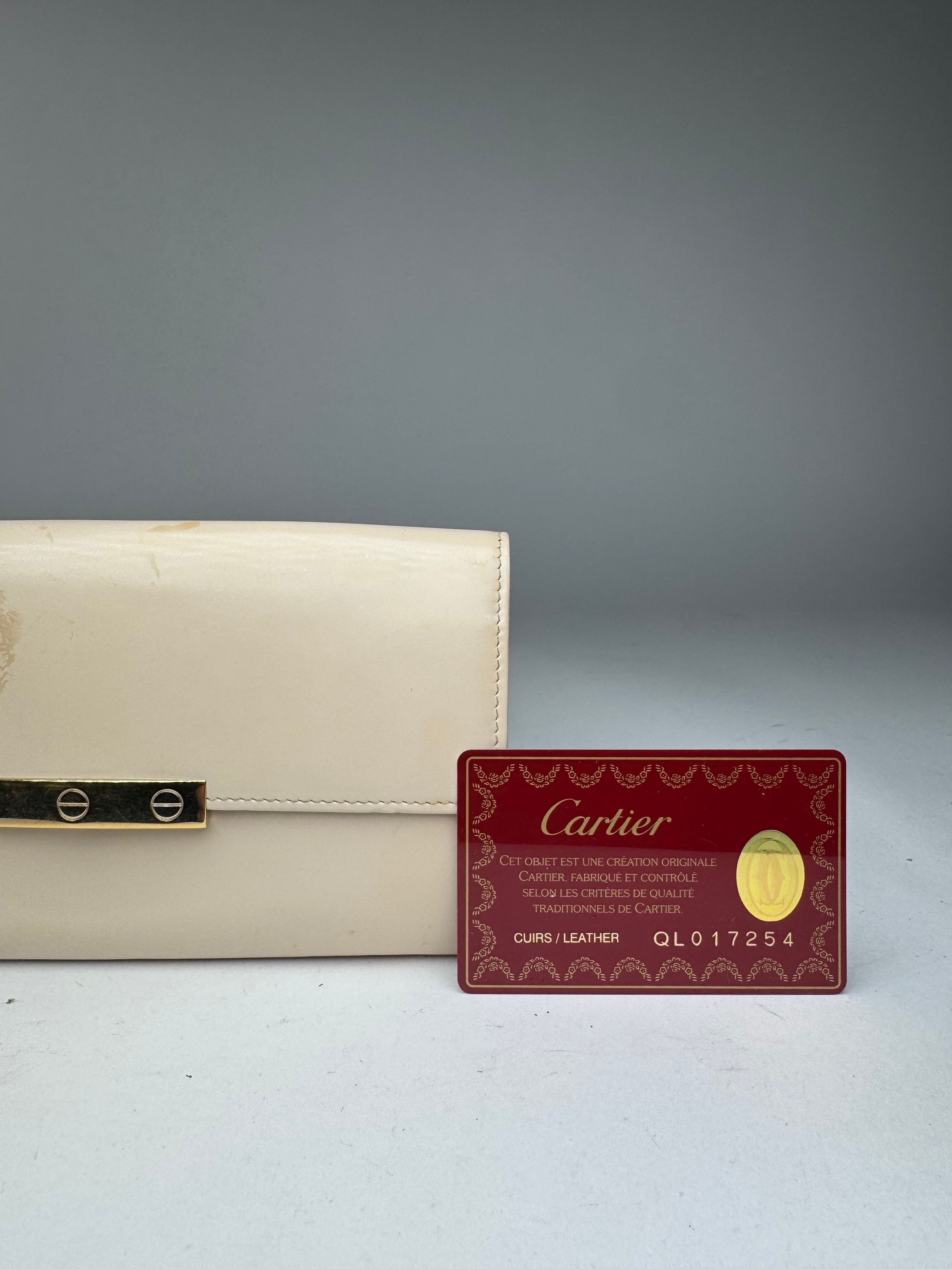 Cartier Vintage Patent leather wallet white Size ONE SIZE - 4 Thumbnail