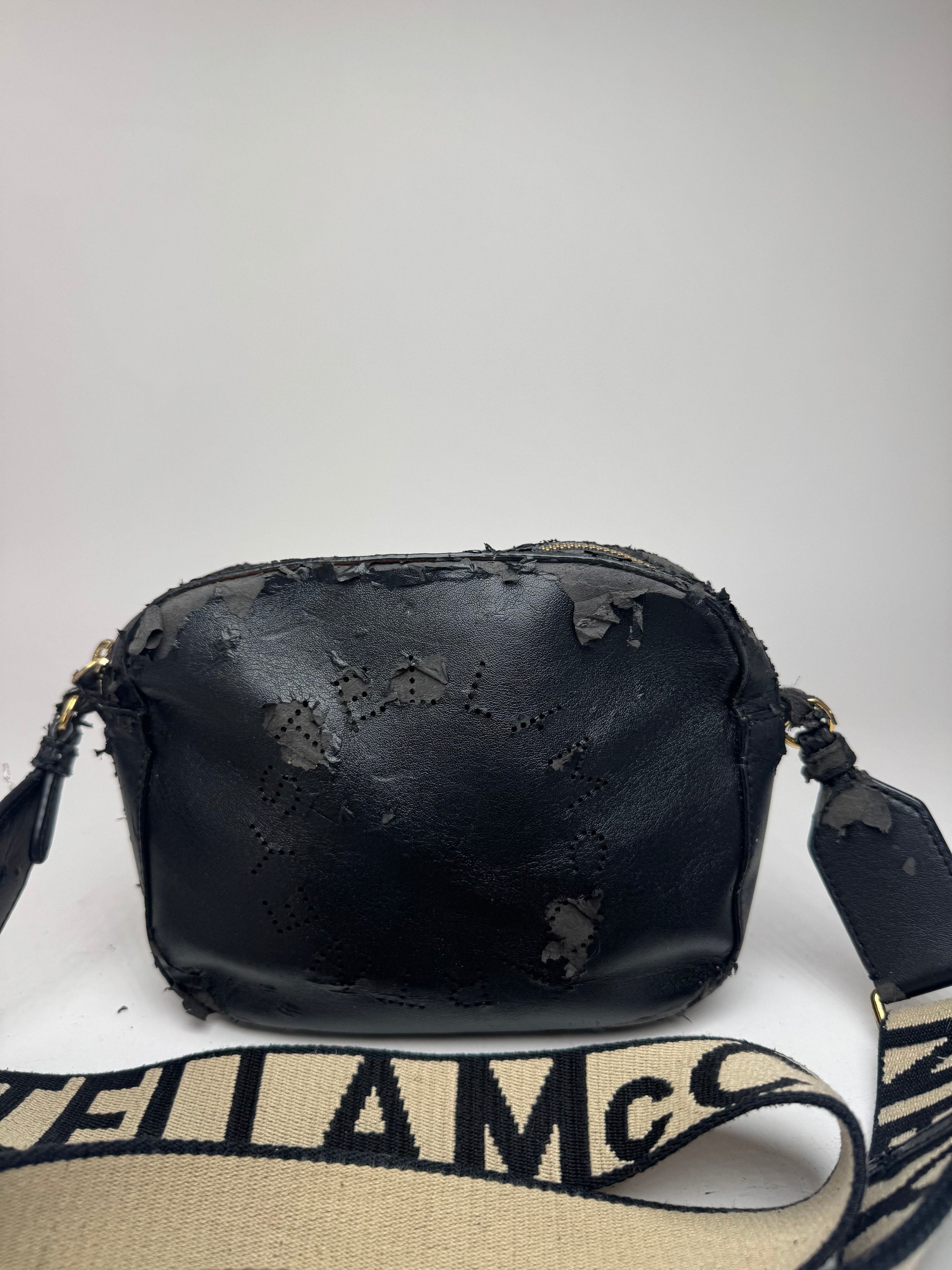 Stella McCartney Vintage Stella Mc Cartney Vegan Leather Logo Bag black Size ONE SIZE - 6 Thumbnail