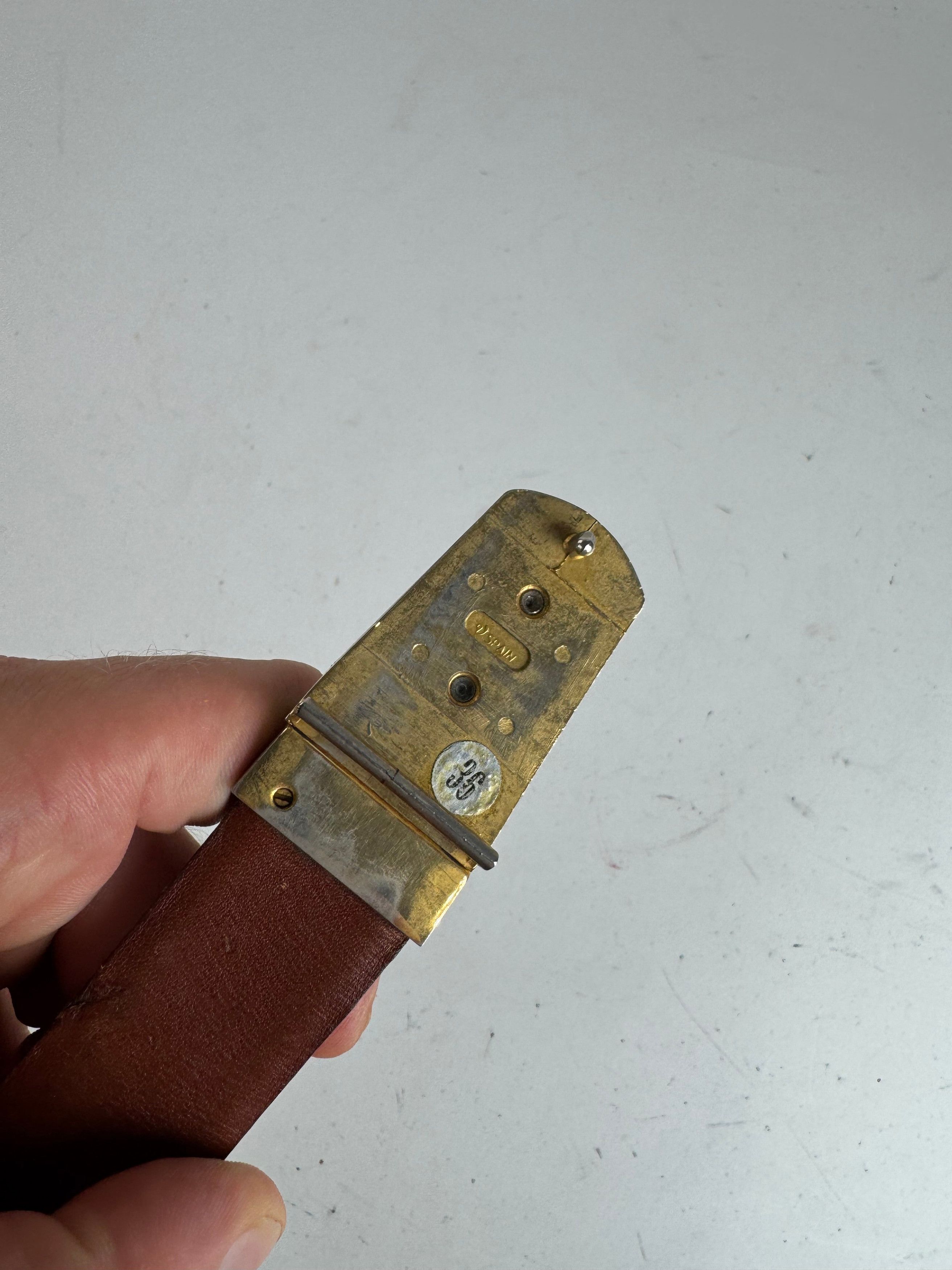 Dior Vintage Leather belt black Size ONE SIZE - 3 Thumbnail