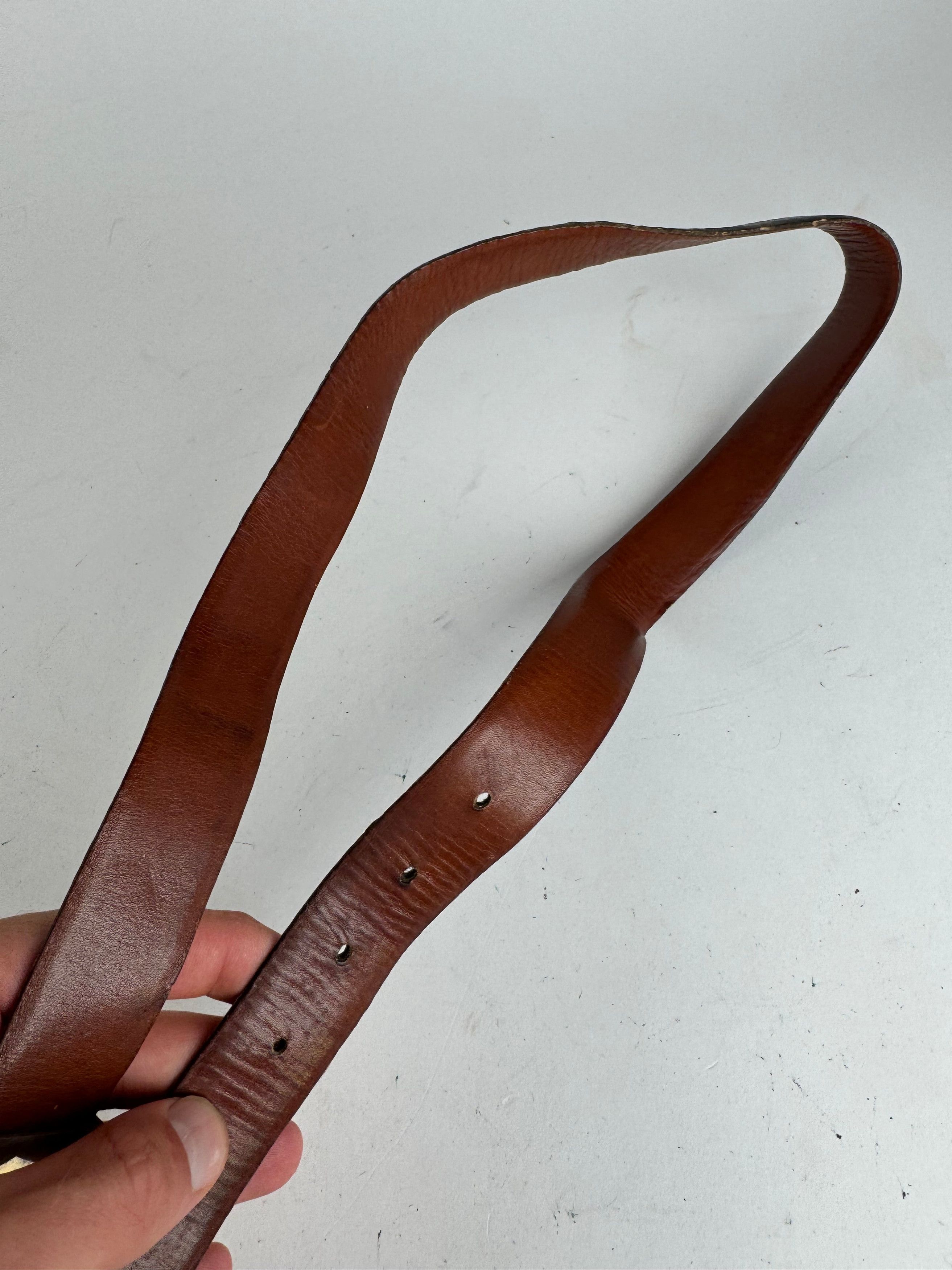 Dior Vintage Leather belt black Size ONE SIZE - 9 Thumbnail